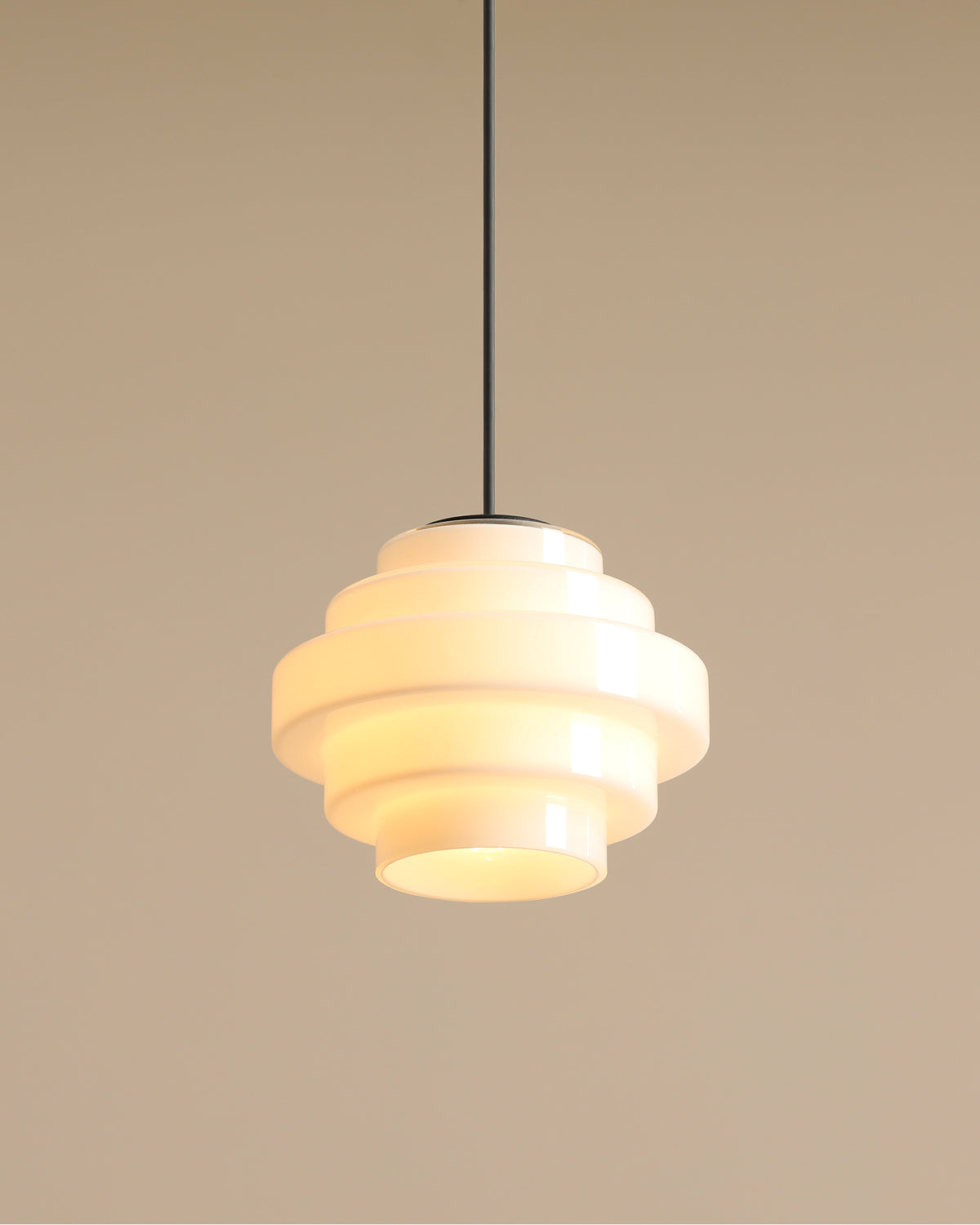 Lampada a sospensione in vetro Filo
