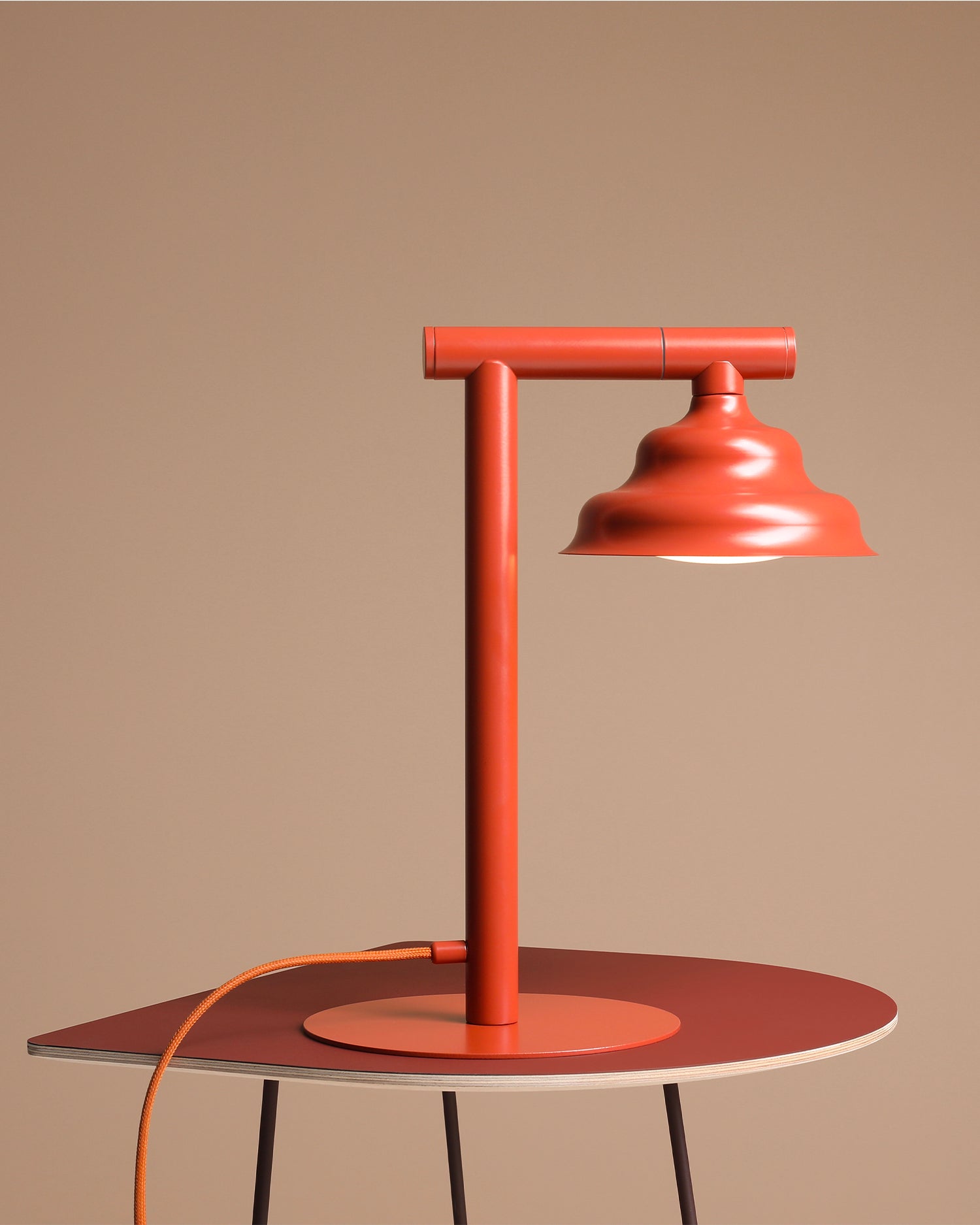 Lampada da tavolo Wave, mattone