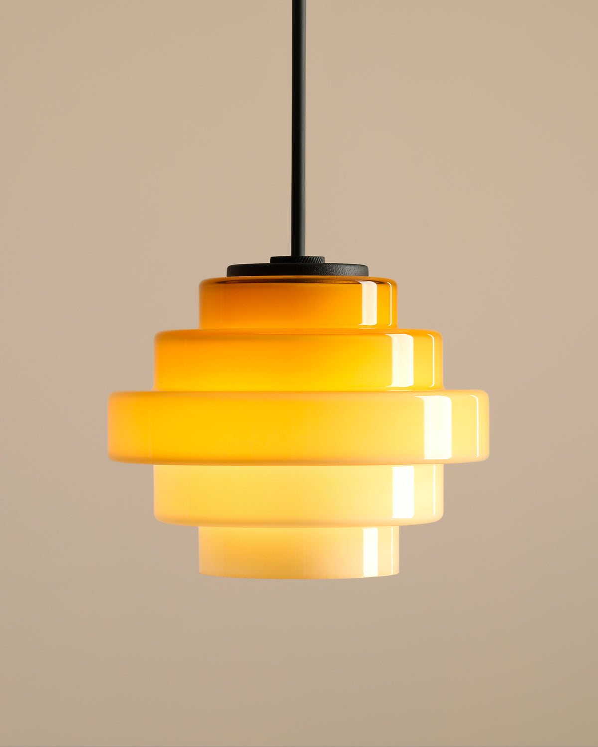 Lampada a sospensione in vetro Filo