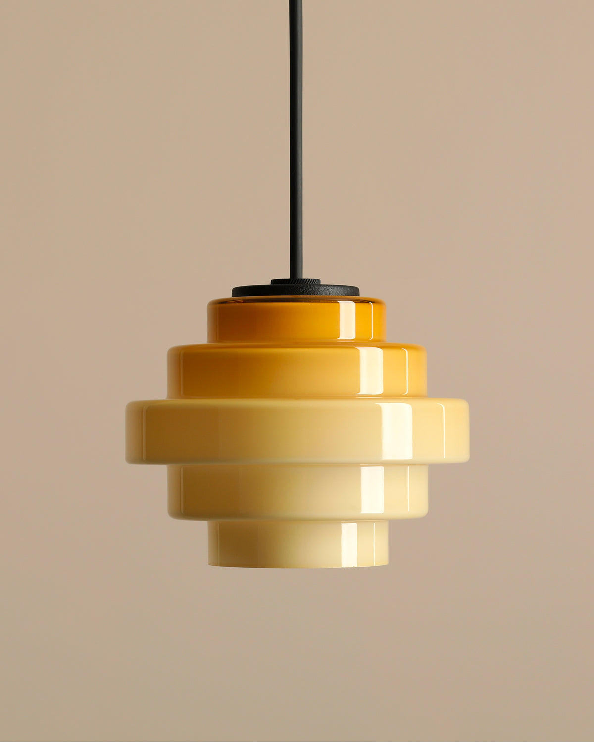 Lampada a sospensione in vetro Filo