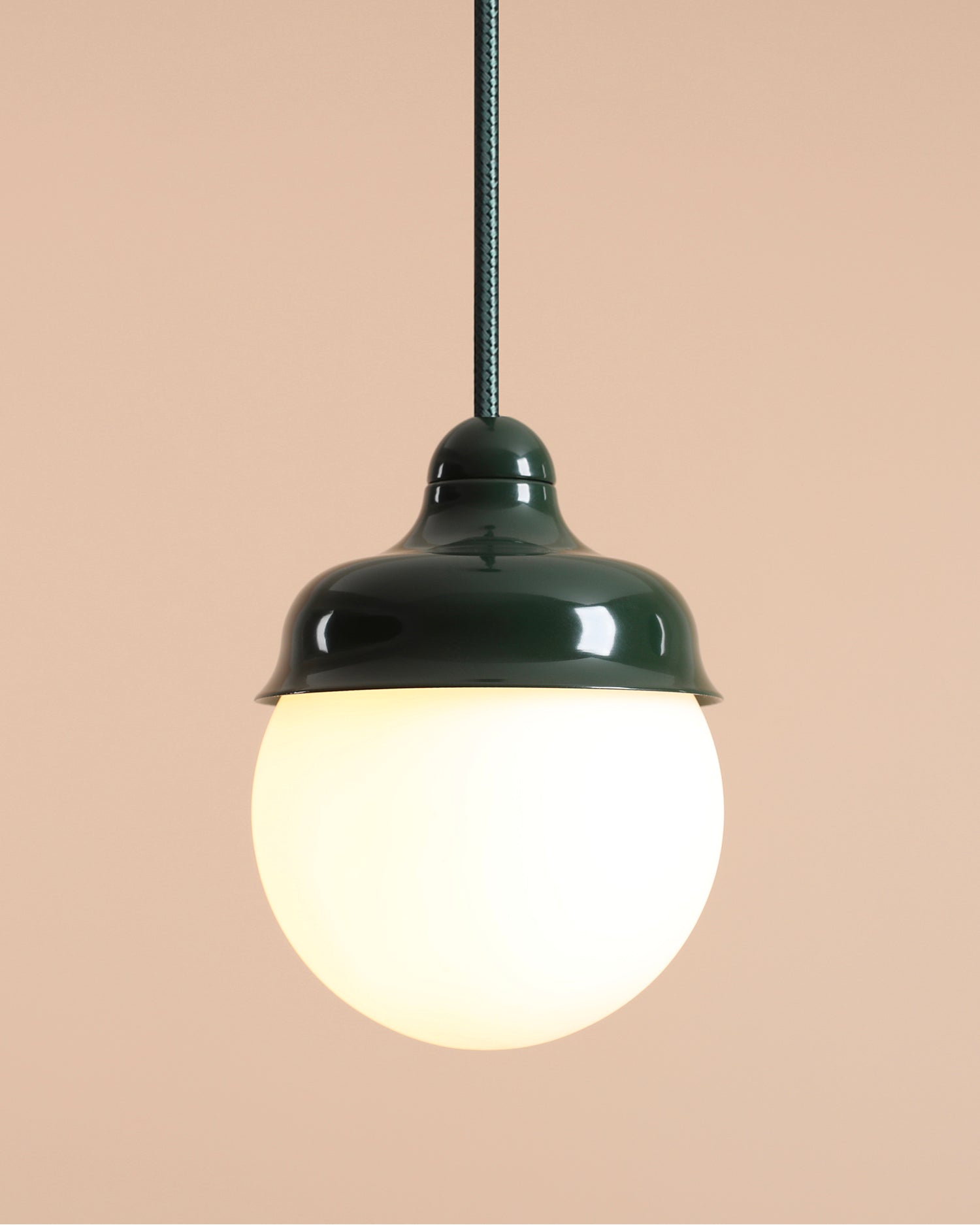 Lampada a sospensione Wave light, verde