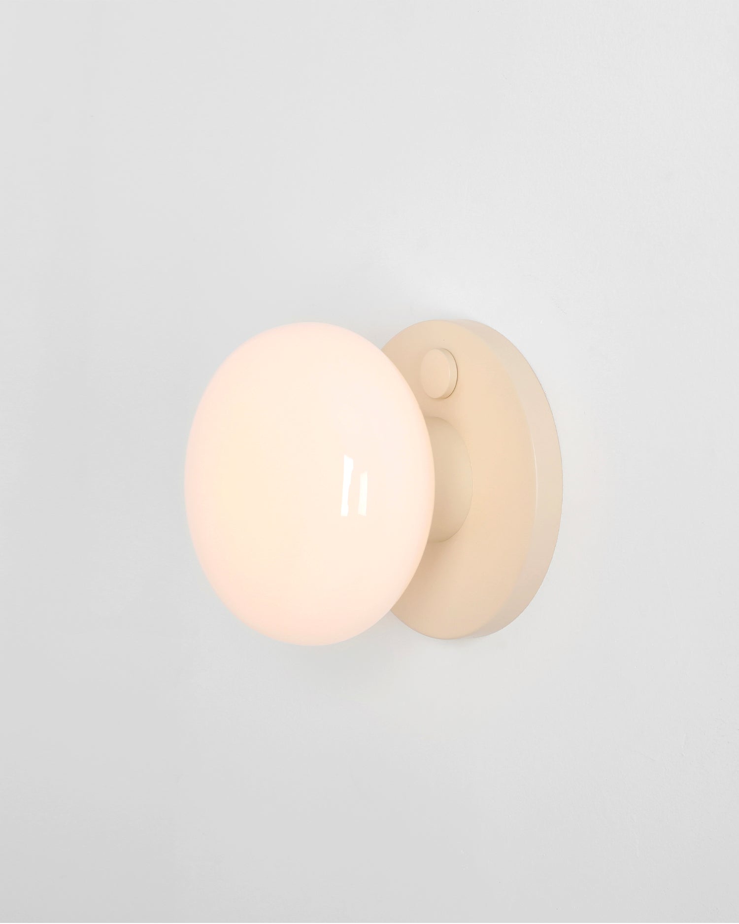 Lampada da parete Flo, crema