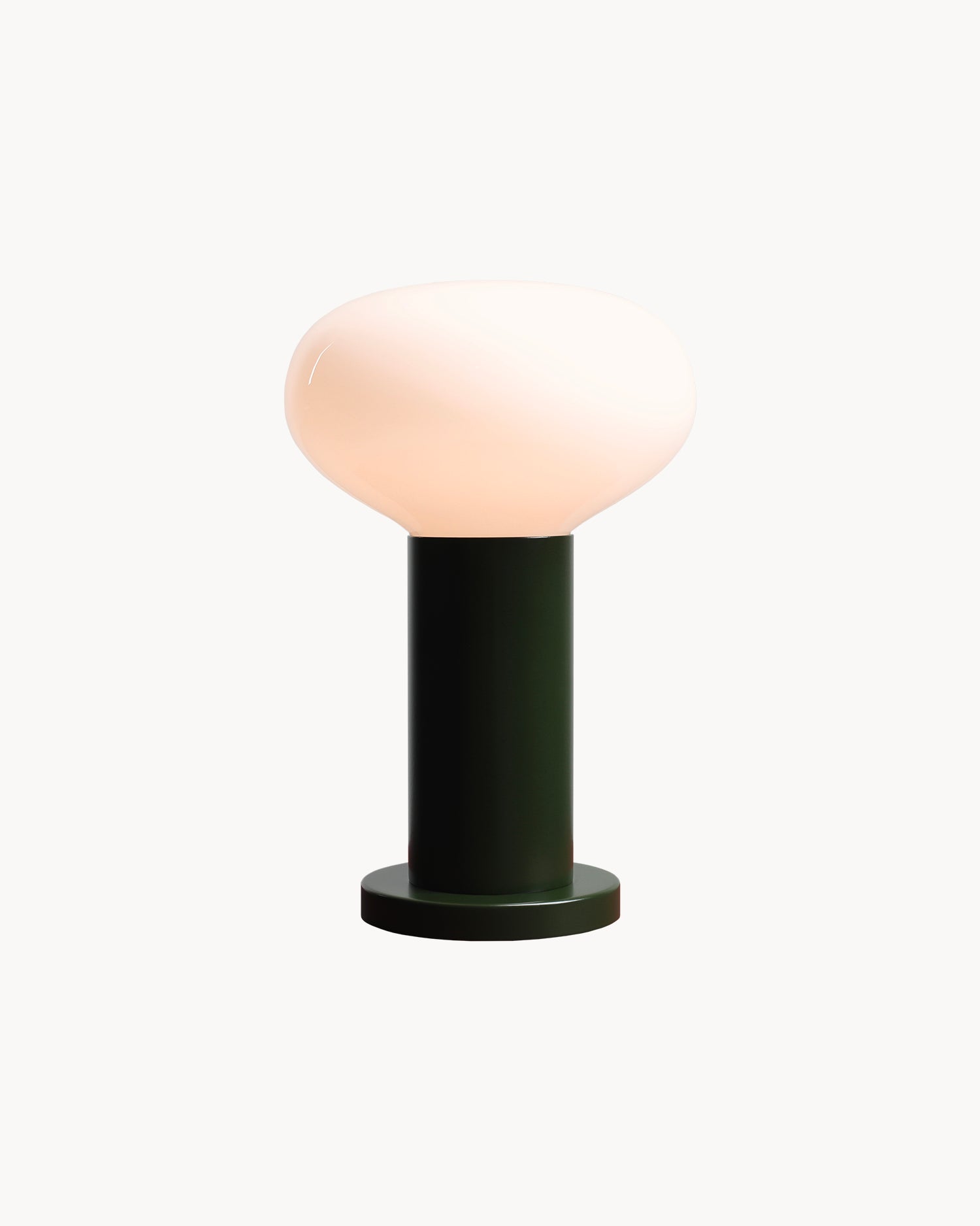 Lampada da tavolo Flo, verde bosco