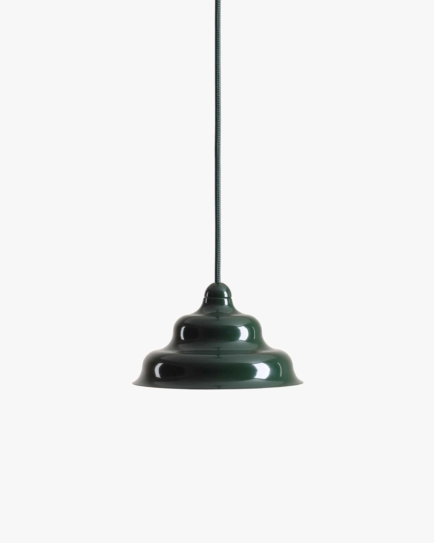 Lampada a sospensione Wave, verde
