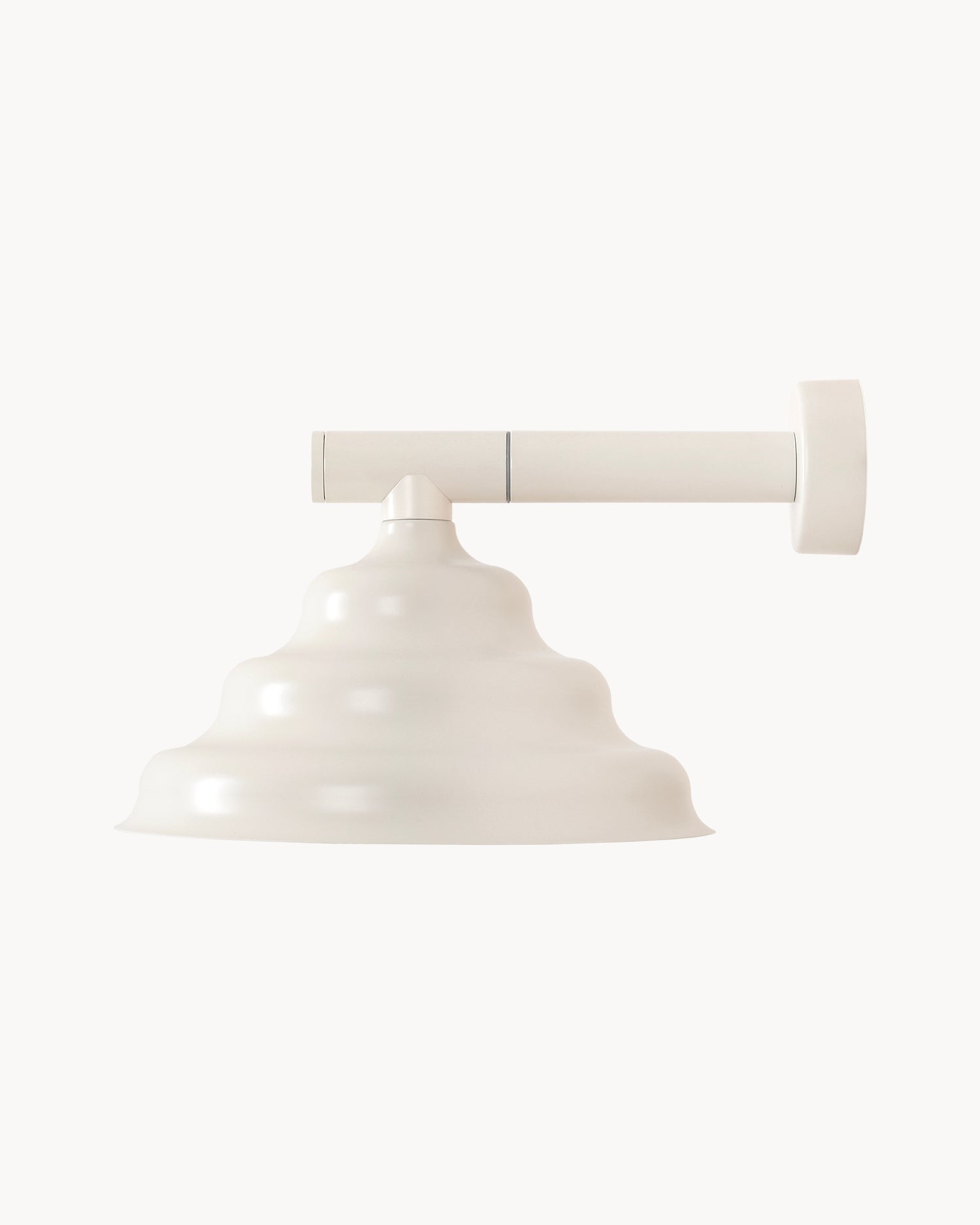Lampada da parete Wave, crema