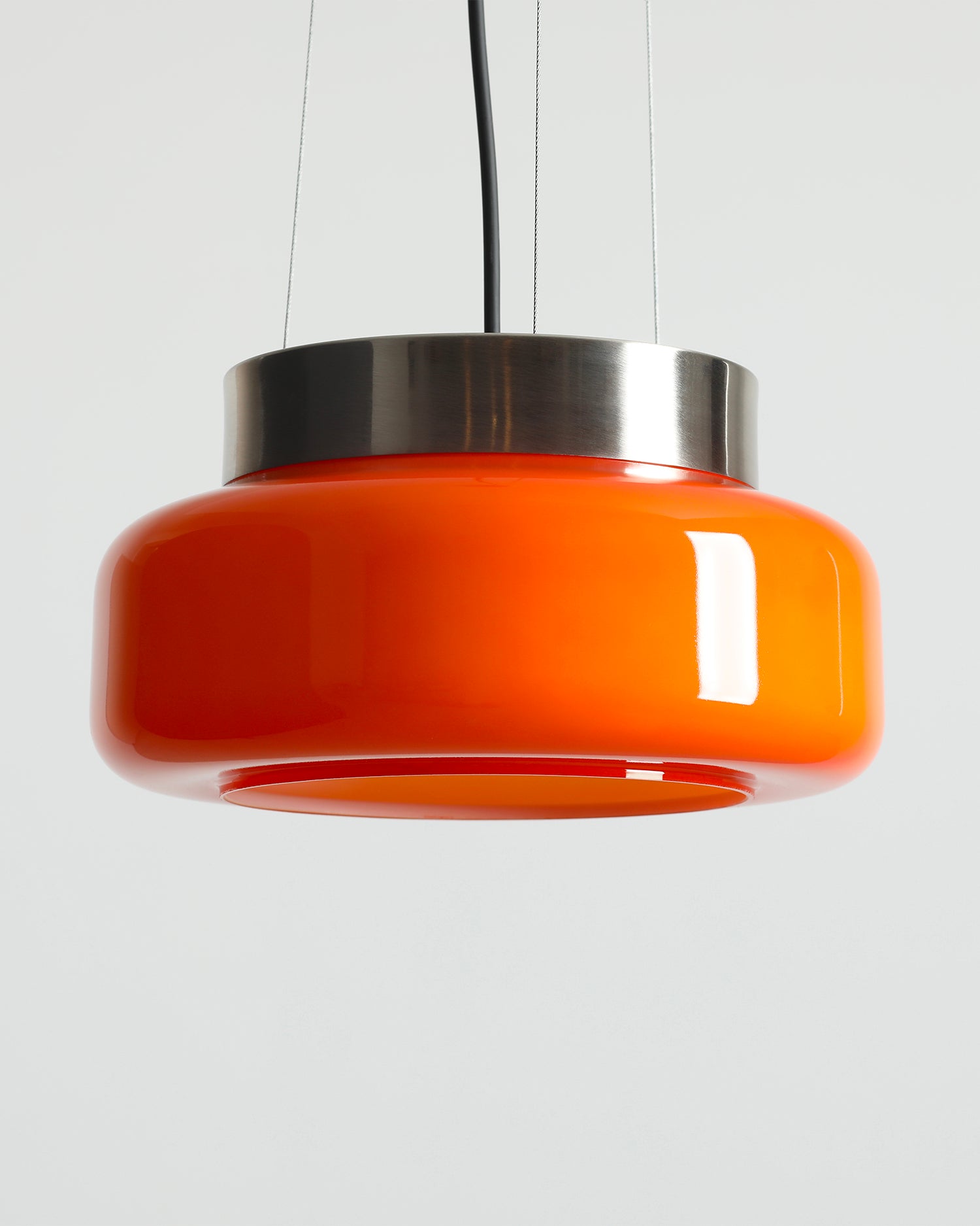 Lampada a sospensione Bonbon, arancione