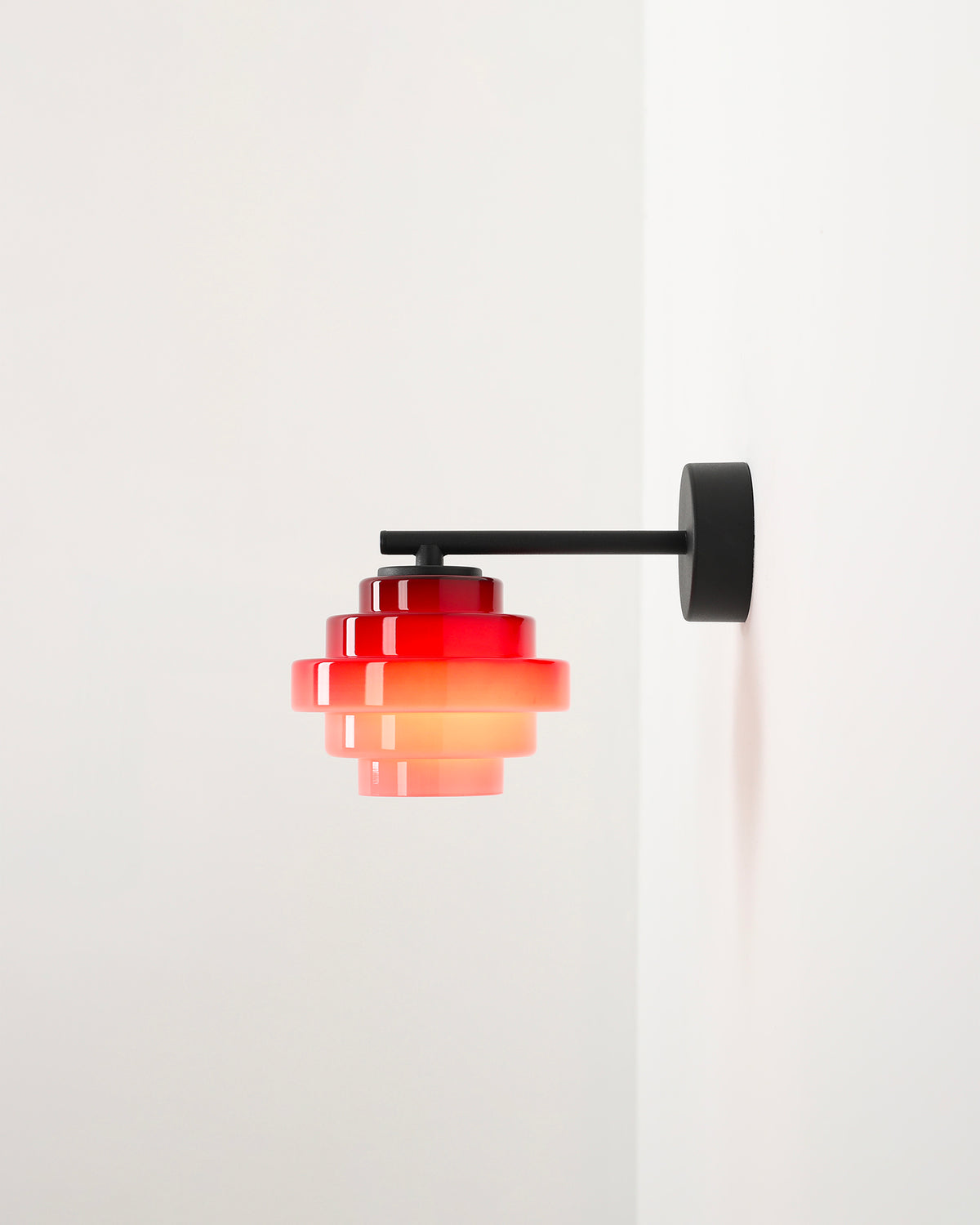Lampada da parete Filo - Metallo/vetro
