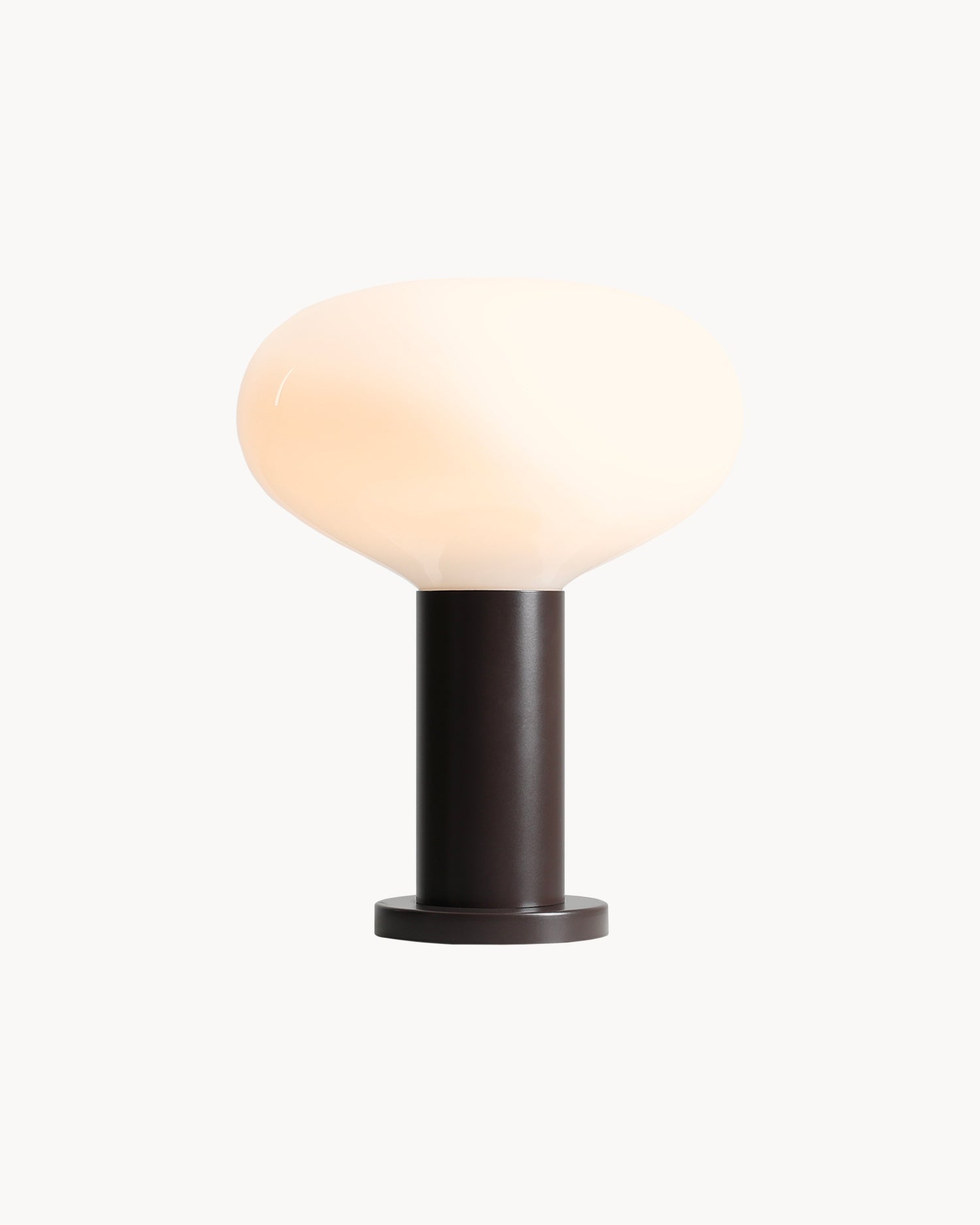 Lampada da tavolo Flo, marrone