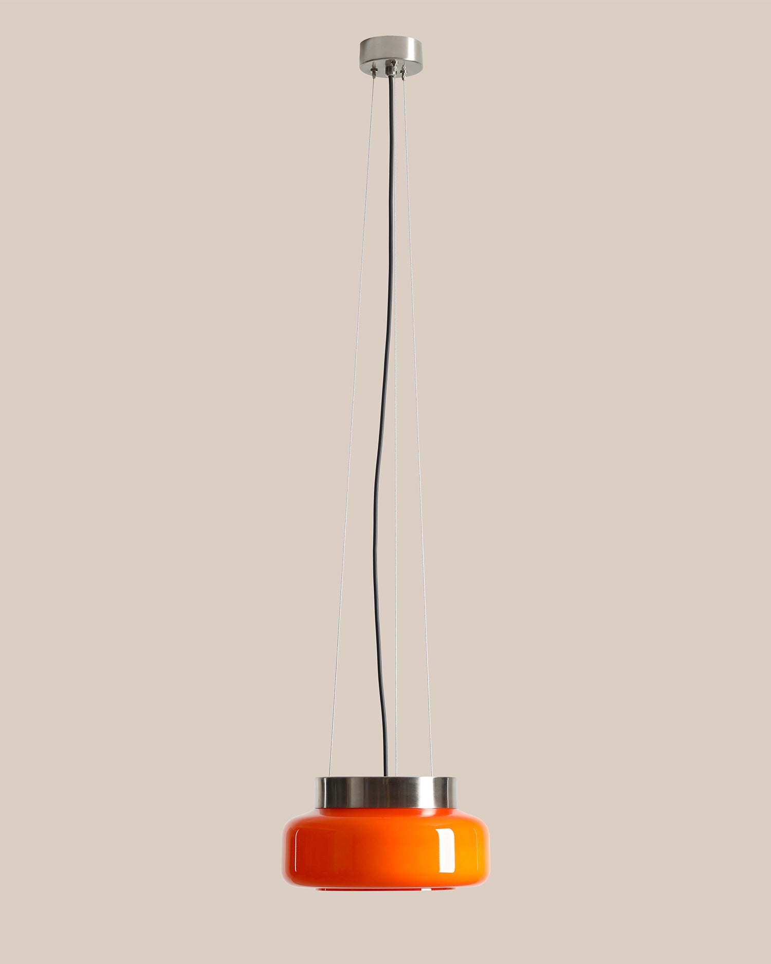 Lampada a sospensione Bonbon, arancione