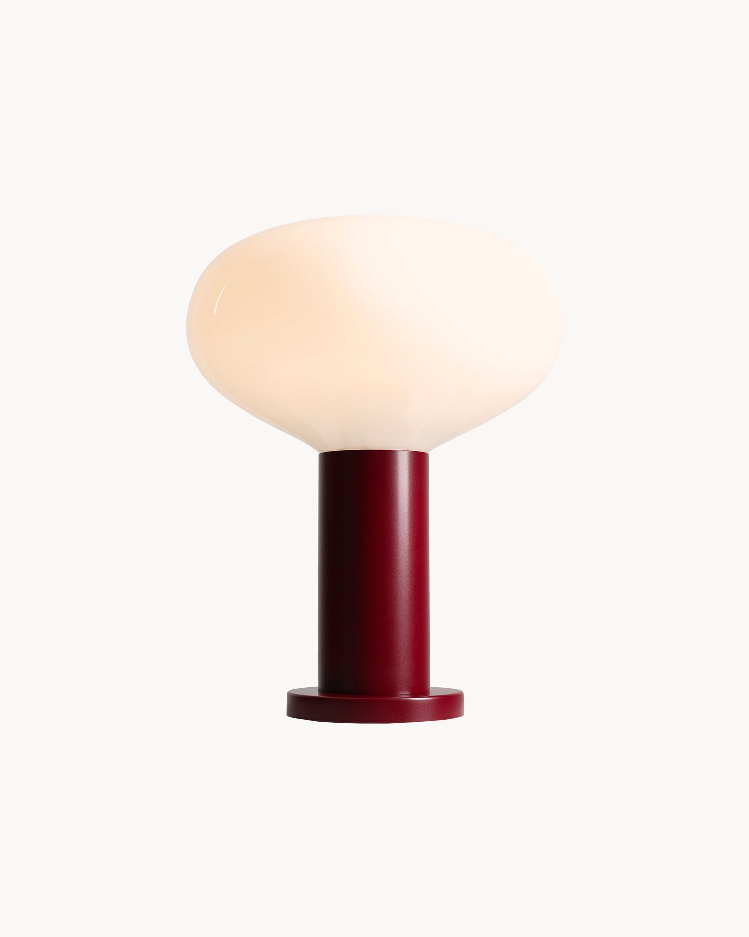 Lampada da tavolo Flo, burgundy