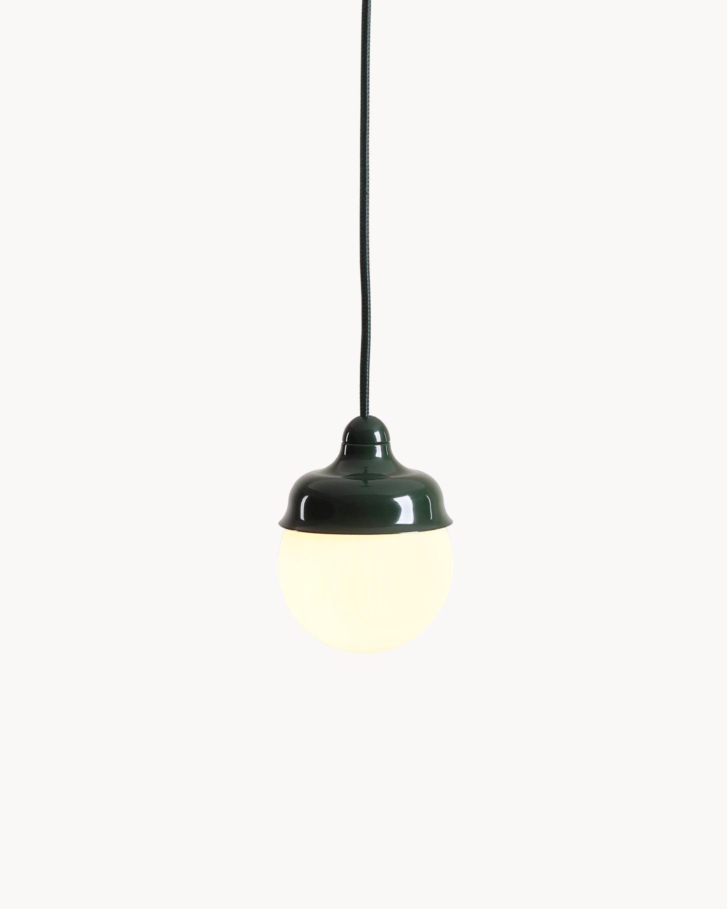 Lampada a sospensione Wave light, verde