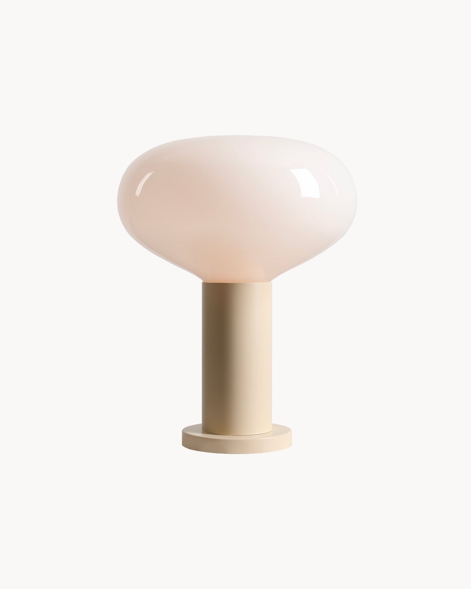 Lampada da tavolo Flo, crema