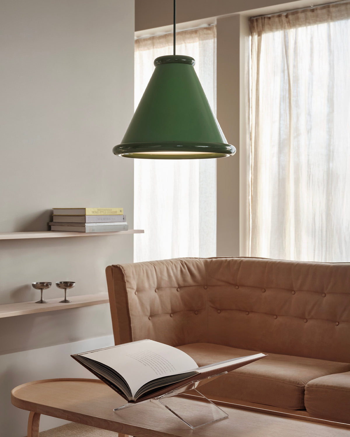 Lampada a sospensione in alluminio Belle