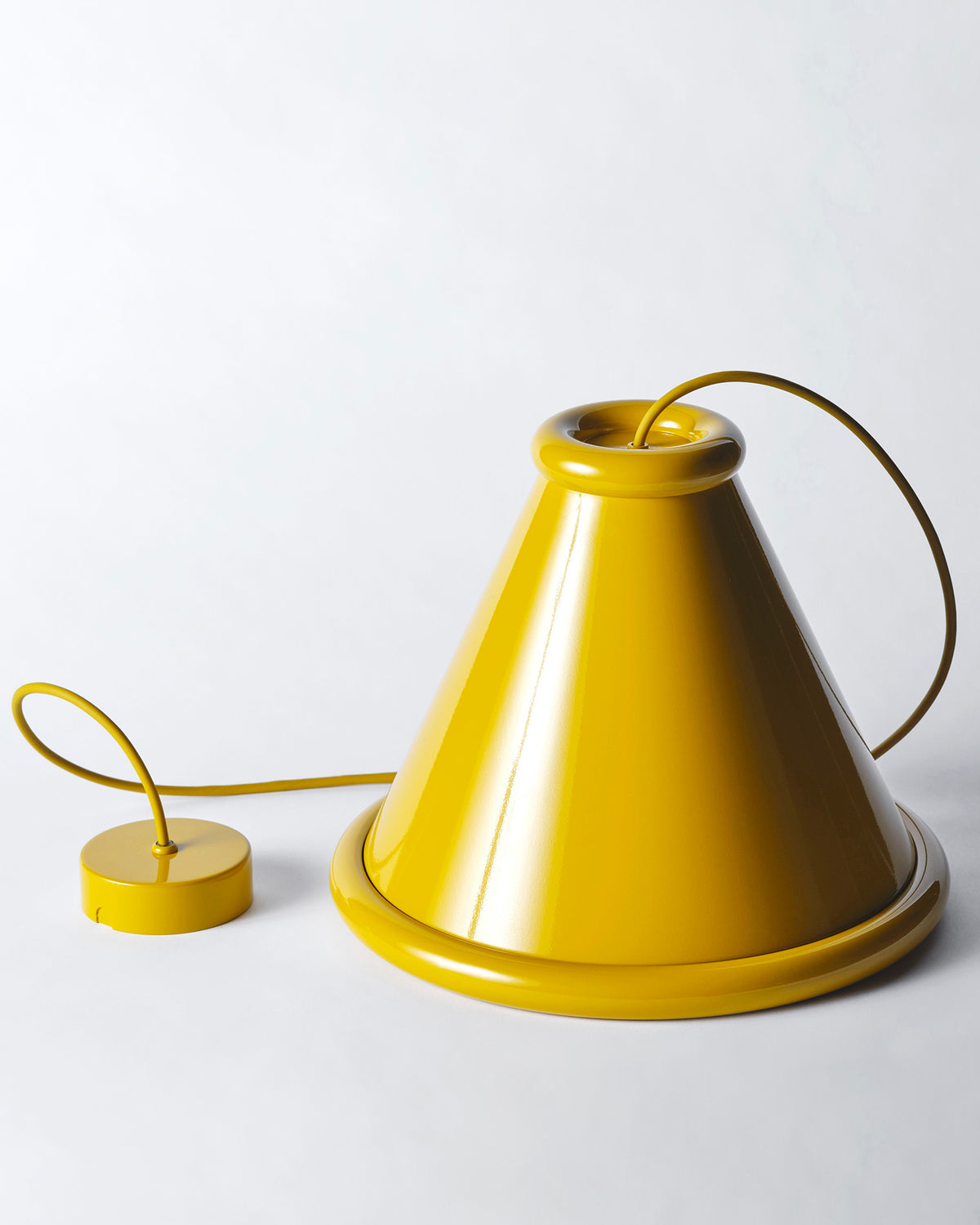 Lampada a sospensione in alluminio Belle