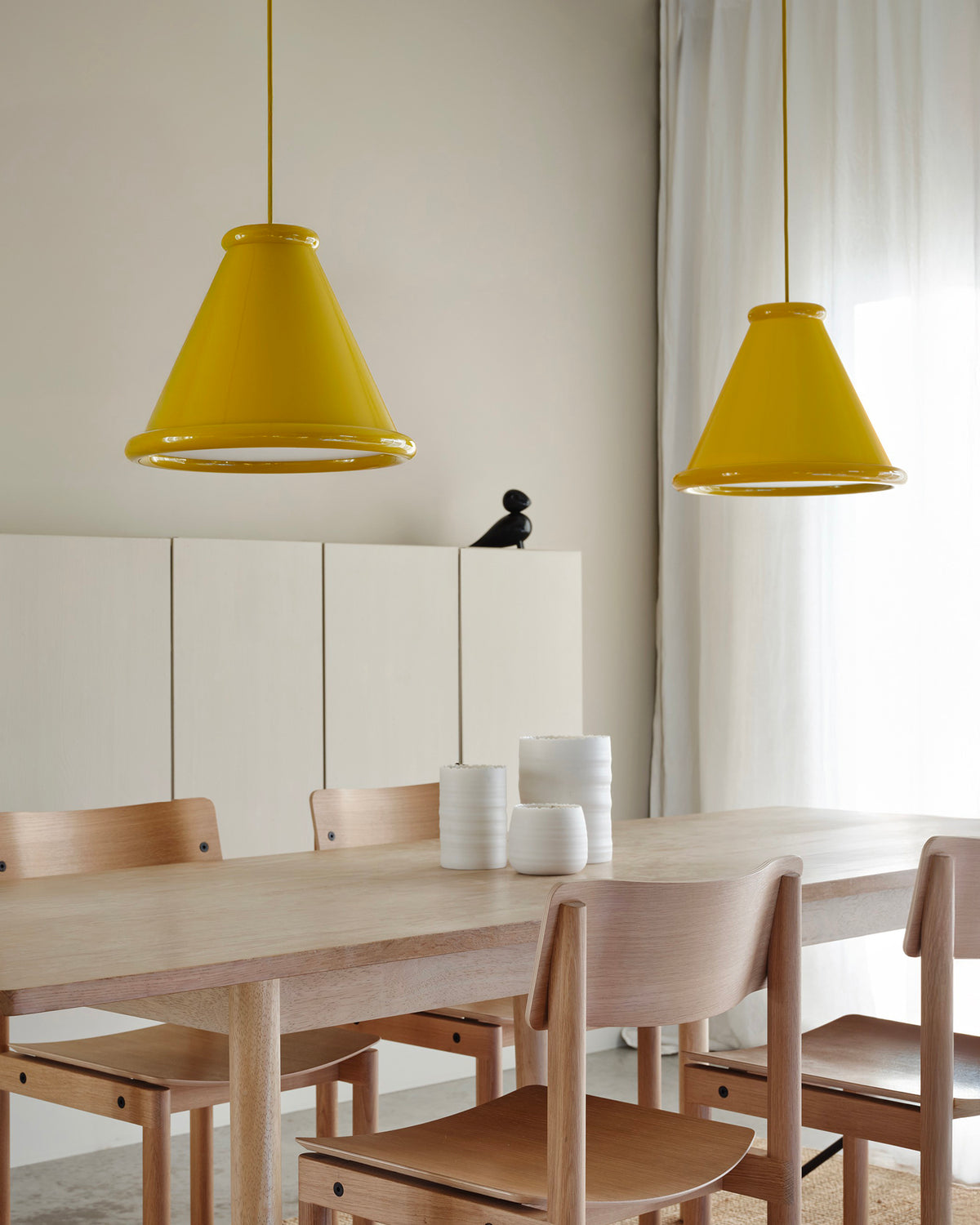 Lampada a sospensione in alluminio Belle