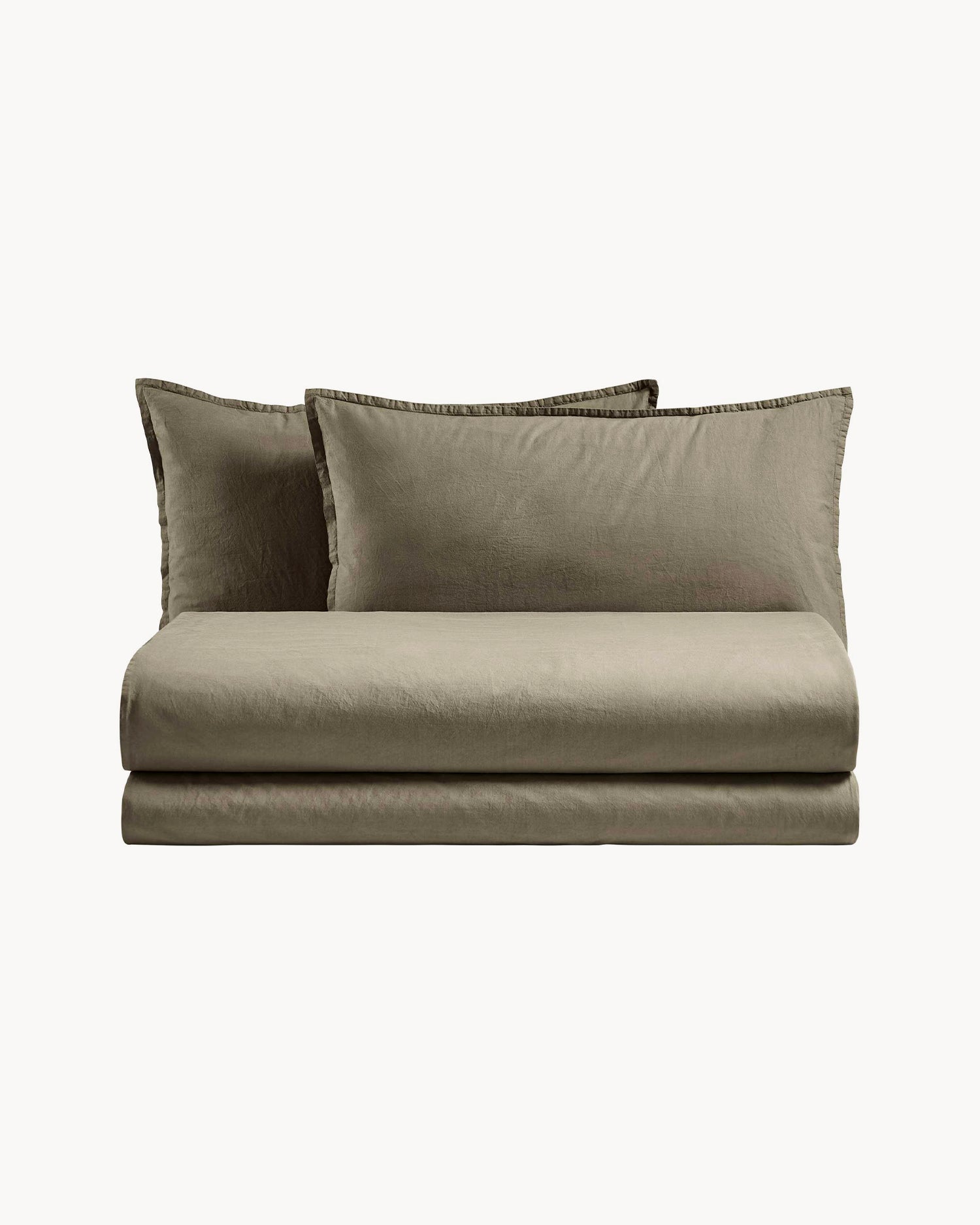 Parure copripiumino matrimoniale in puro cotone Rio, 26 colori disponibili