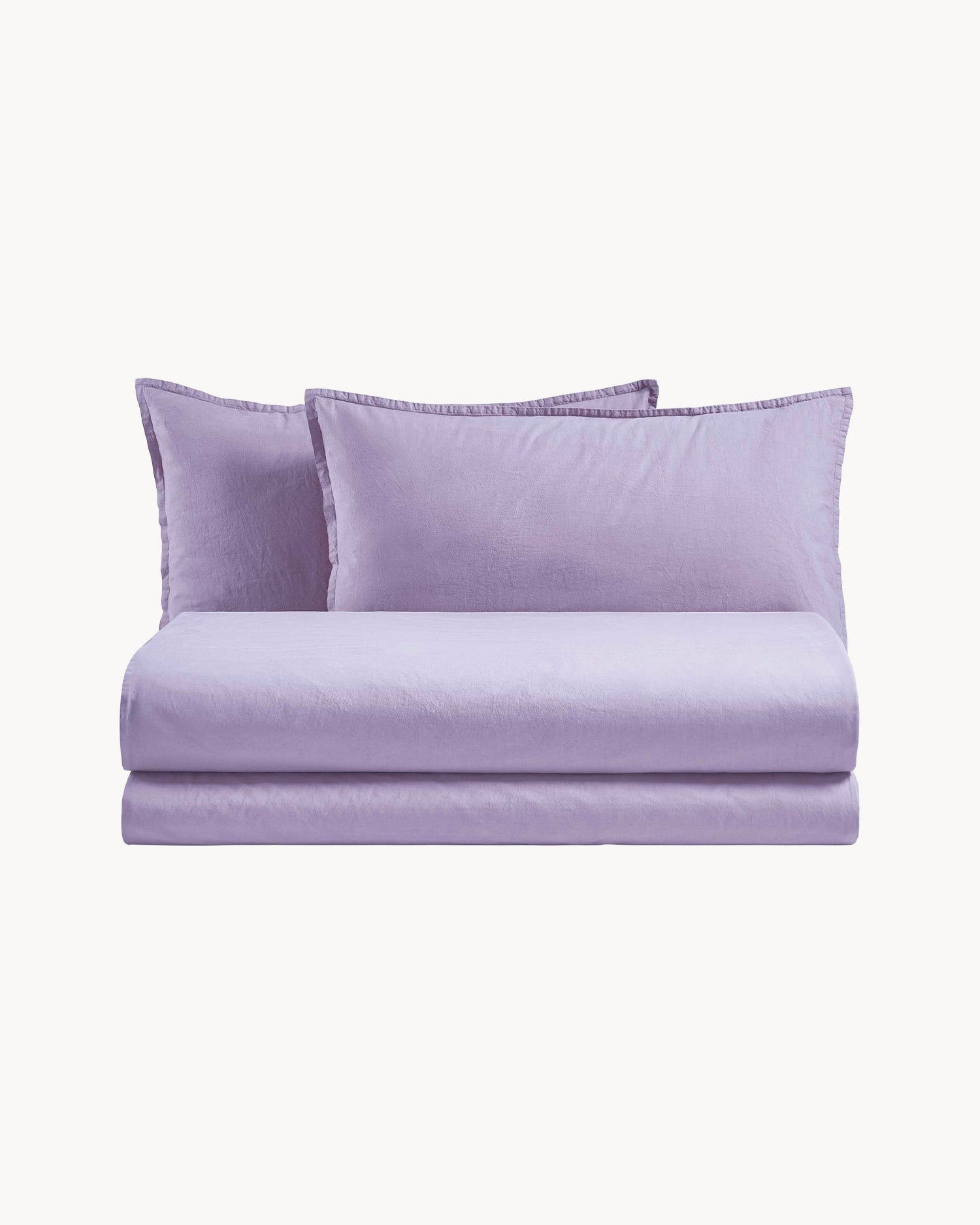 Parure copripiumino matrimoniale in puro cotone Rio, 26 colori disponibili