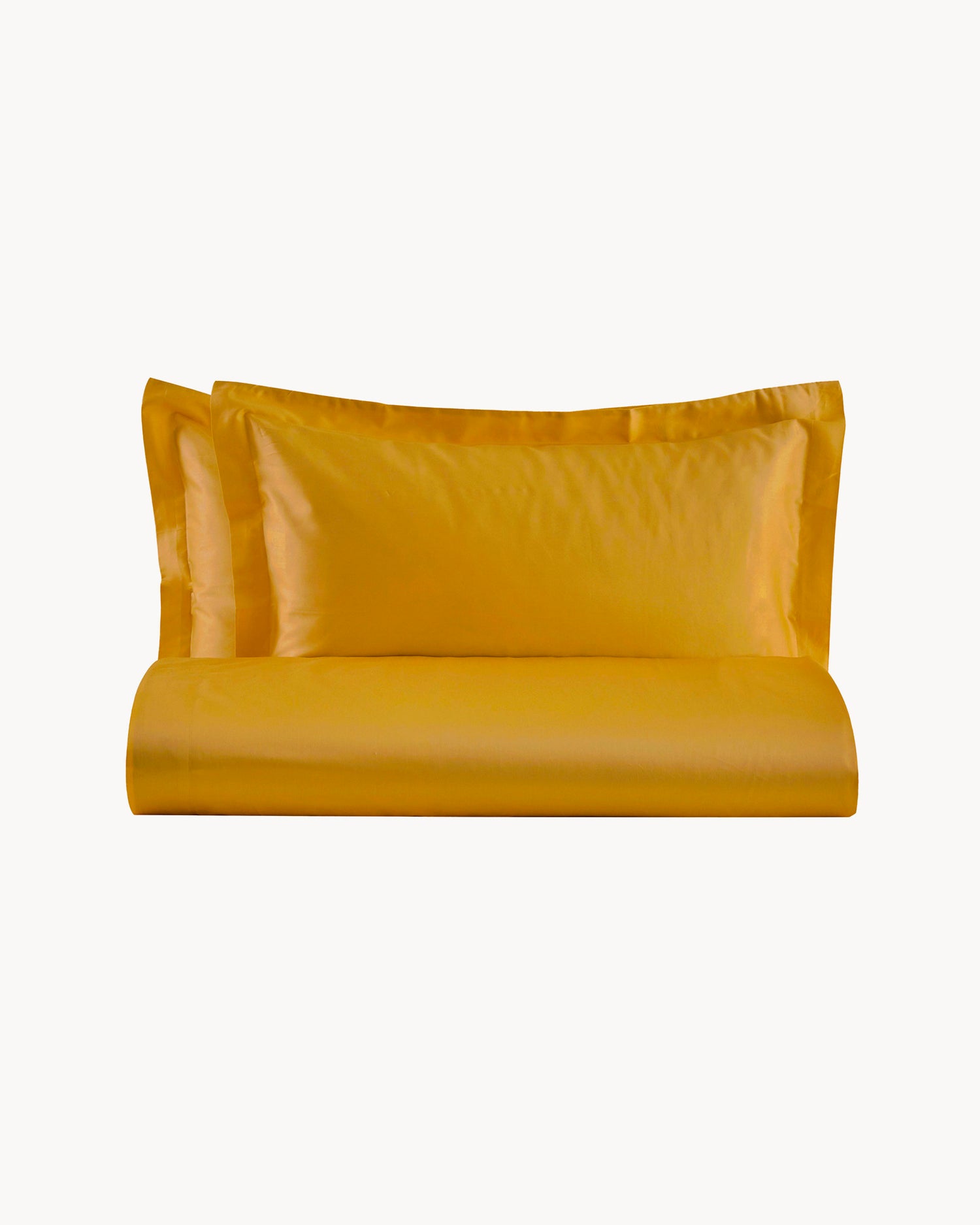 Parure copripiumino matrimoniale in raso di cotone Ametista, 16 colori disponibili