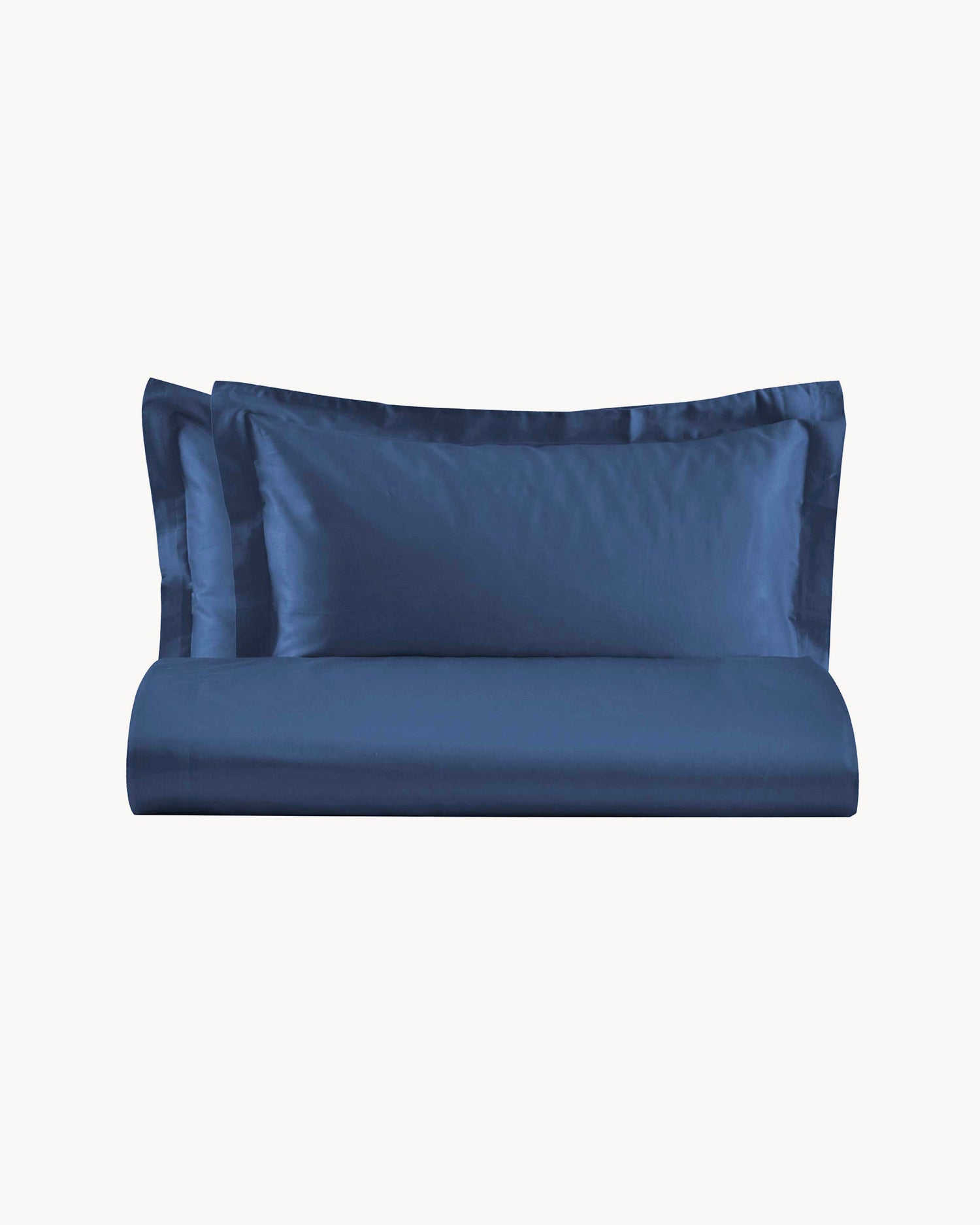 Parure copripiumino matrimoniale in raso di cotone Ametista, 16 colori disponibili