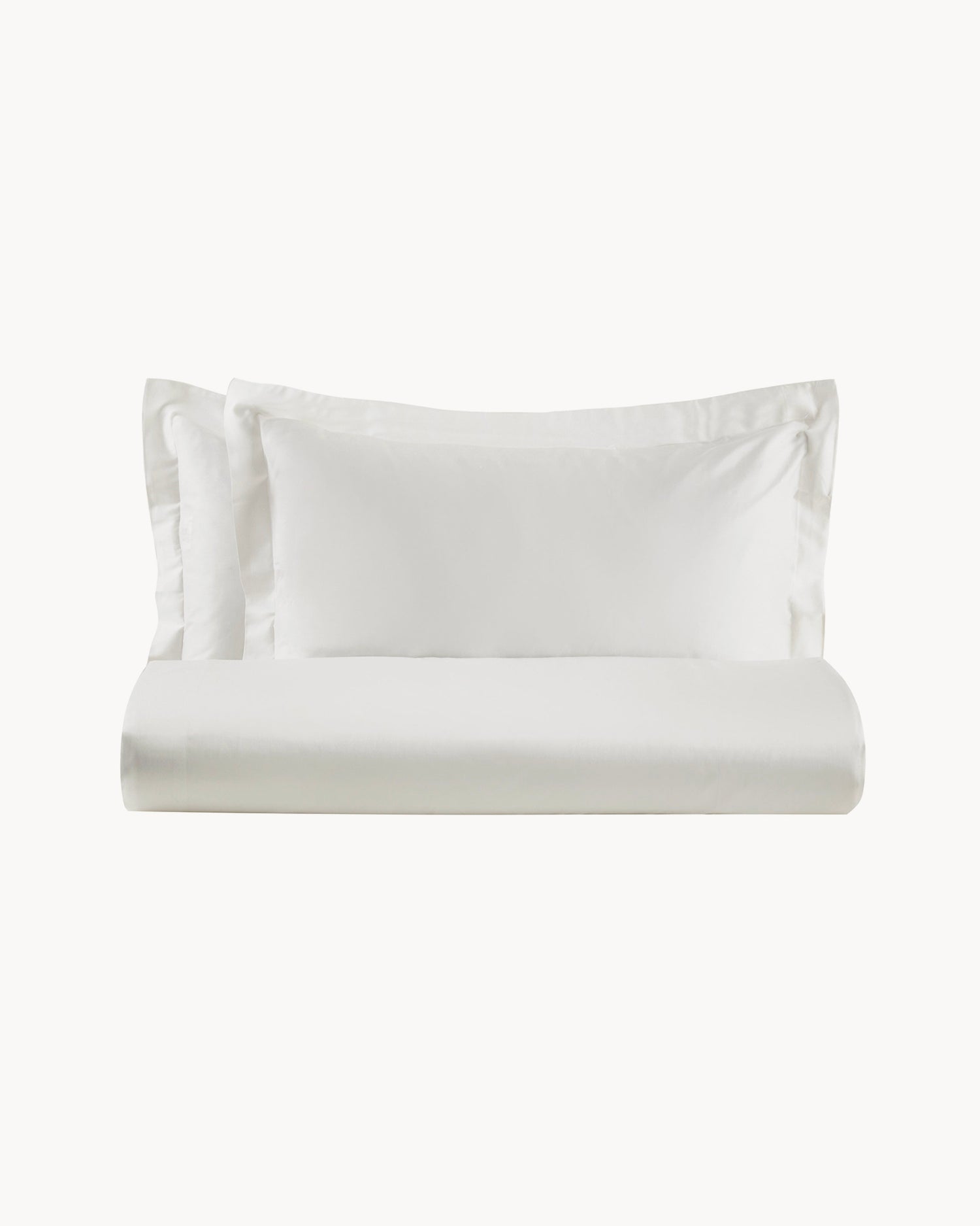 Parure copripiumino matrimoniale in raso di cotone Ametista, 16 colori disponibili