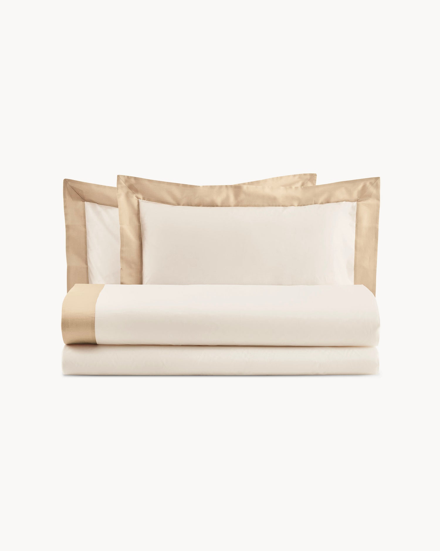 Completo letto in cotone con balze in raso Diamante, 16 colori disponibili