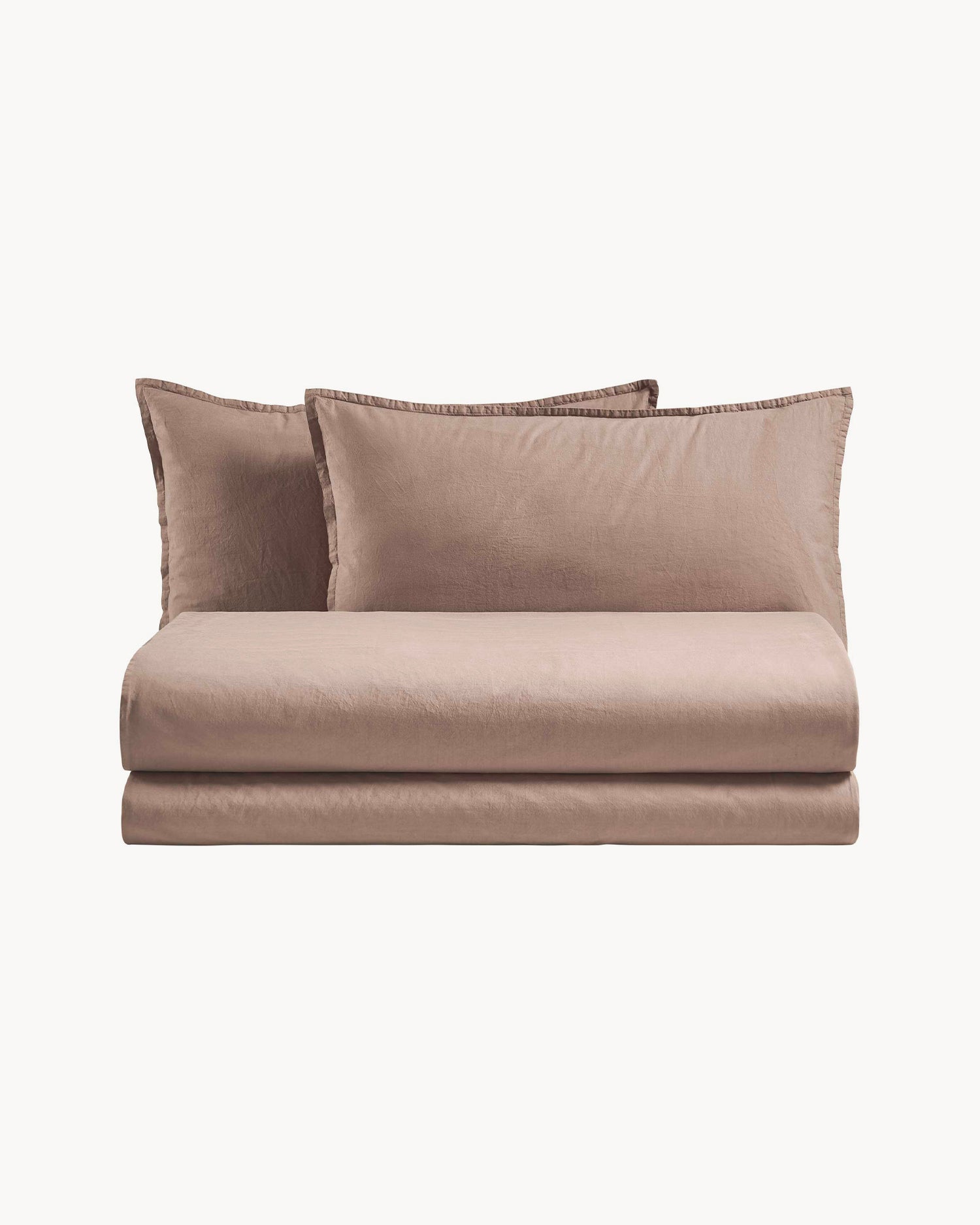 Parure copripiumino matrimoniale in puro cotone Rio, 26 colori disponibili