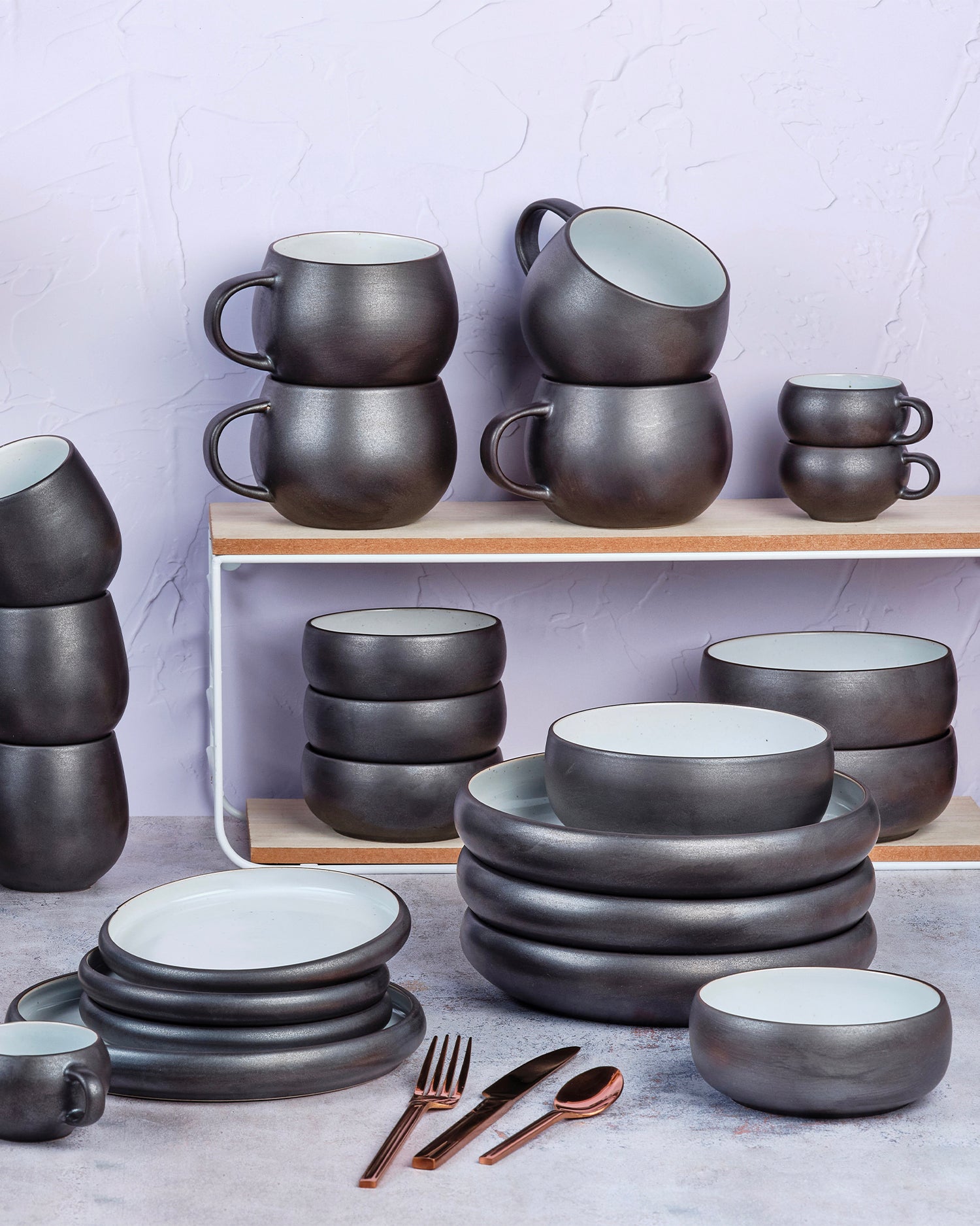 Set 4 bowl in grès Gourmet