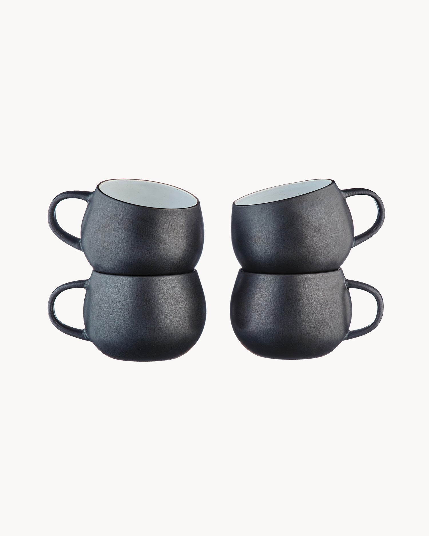 Set 4 tazze in grès Gourmet