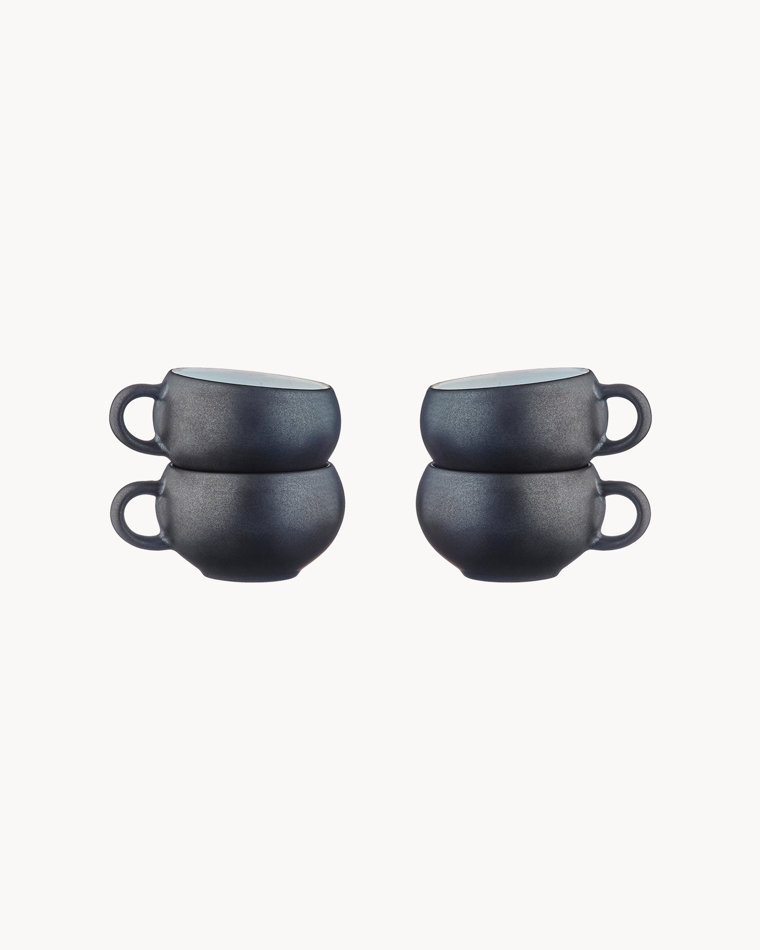 Set 4 tazzine da caffè in grès Gourmet