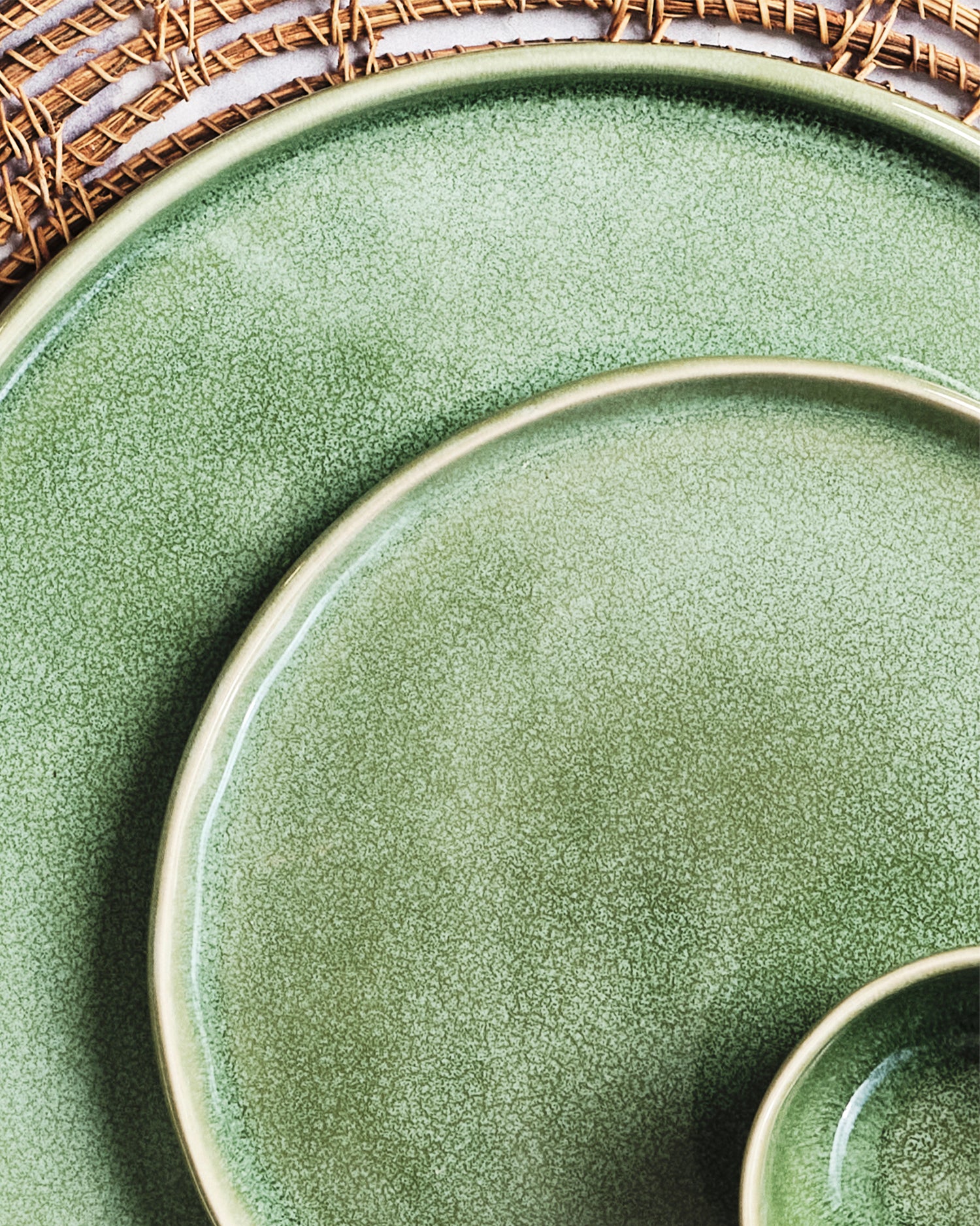 Set 6 piatti da dessert in grès Magma