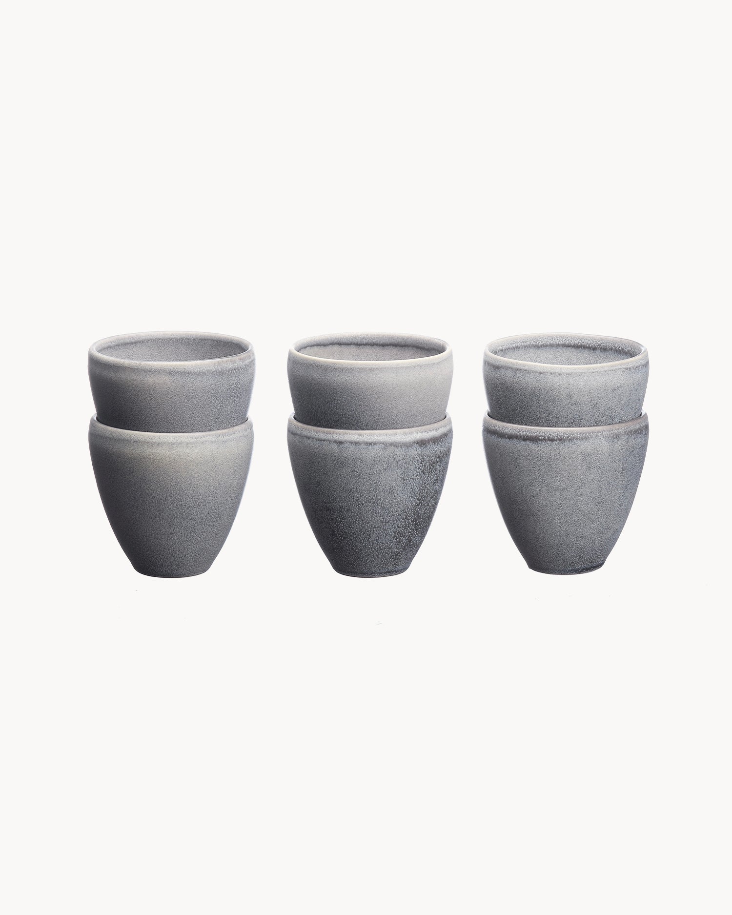 Set 6 tazzine in grès Stone