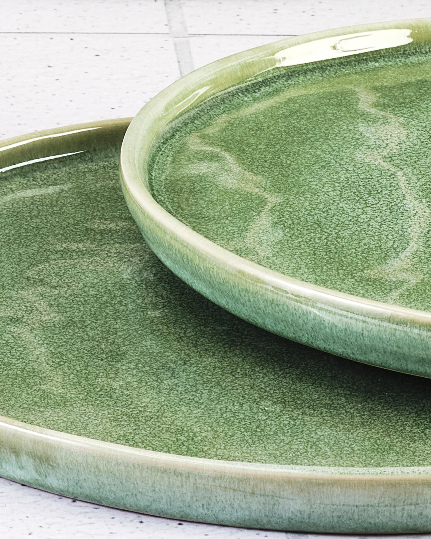 Set 6 piatti da dessert in grès Magma