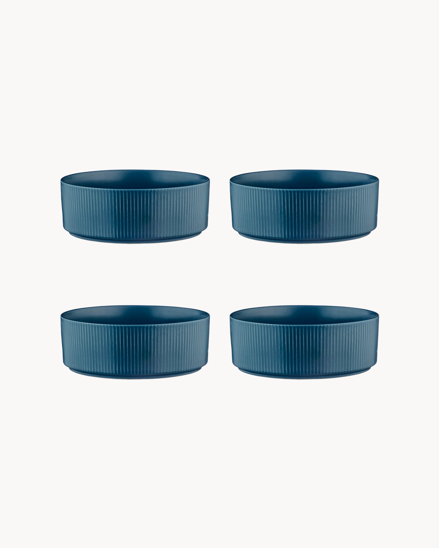 Set 4 bowl in grès Scandi