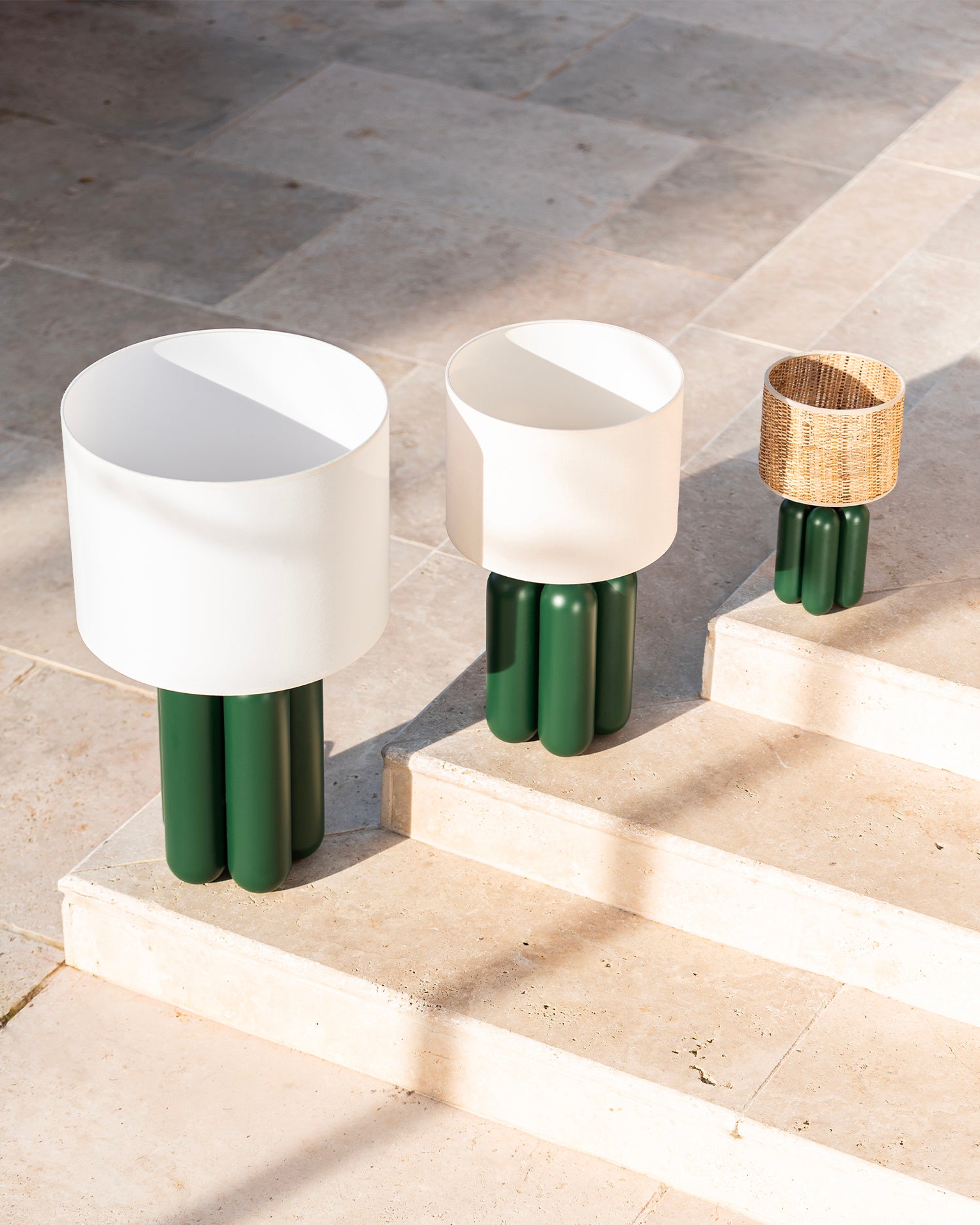 Lampada in legno con paralume La Petite Charlotte