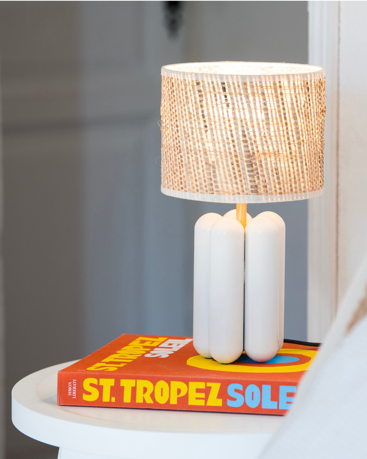 Lampada in legno con paralume La Petite Charlotte