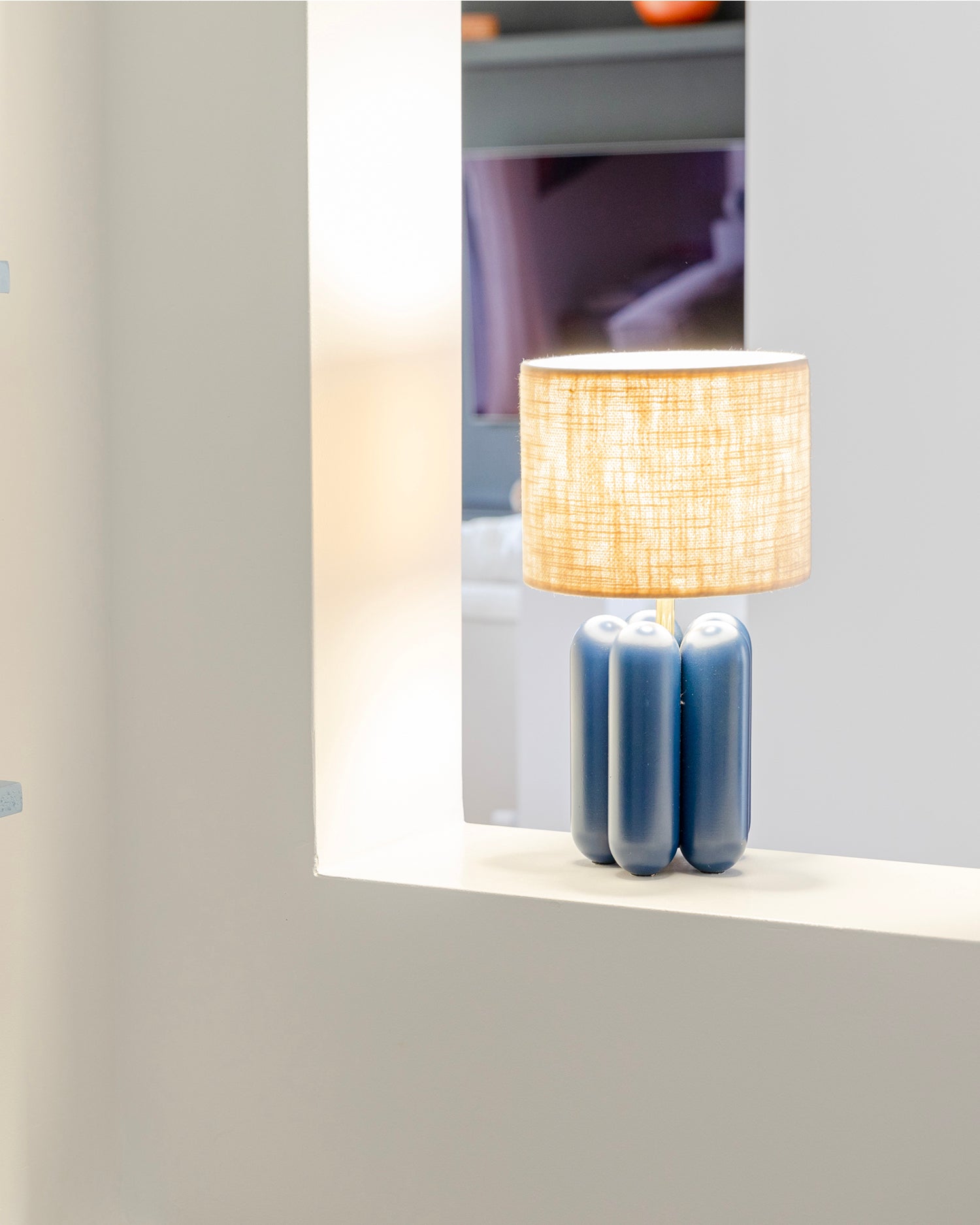 Lampada in legno con paralume La Petite Charlotte