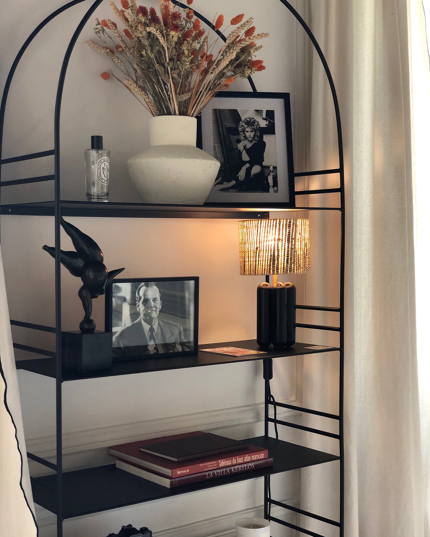 Lampada in legno con paralume La Petite Charlotte