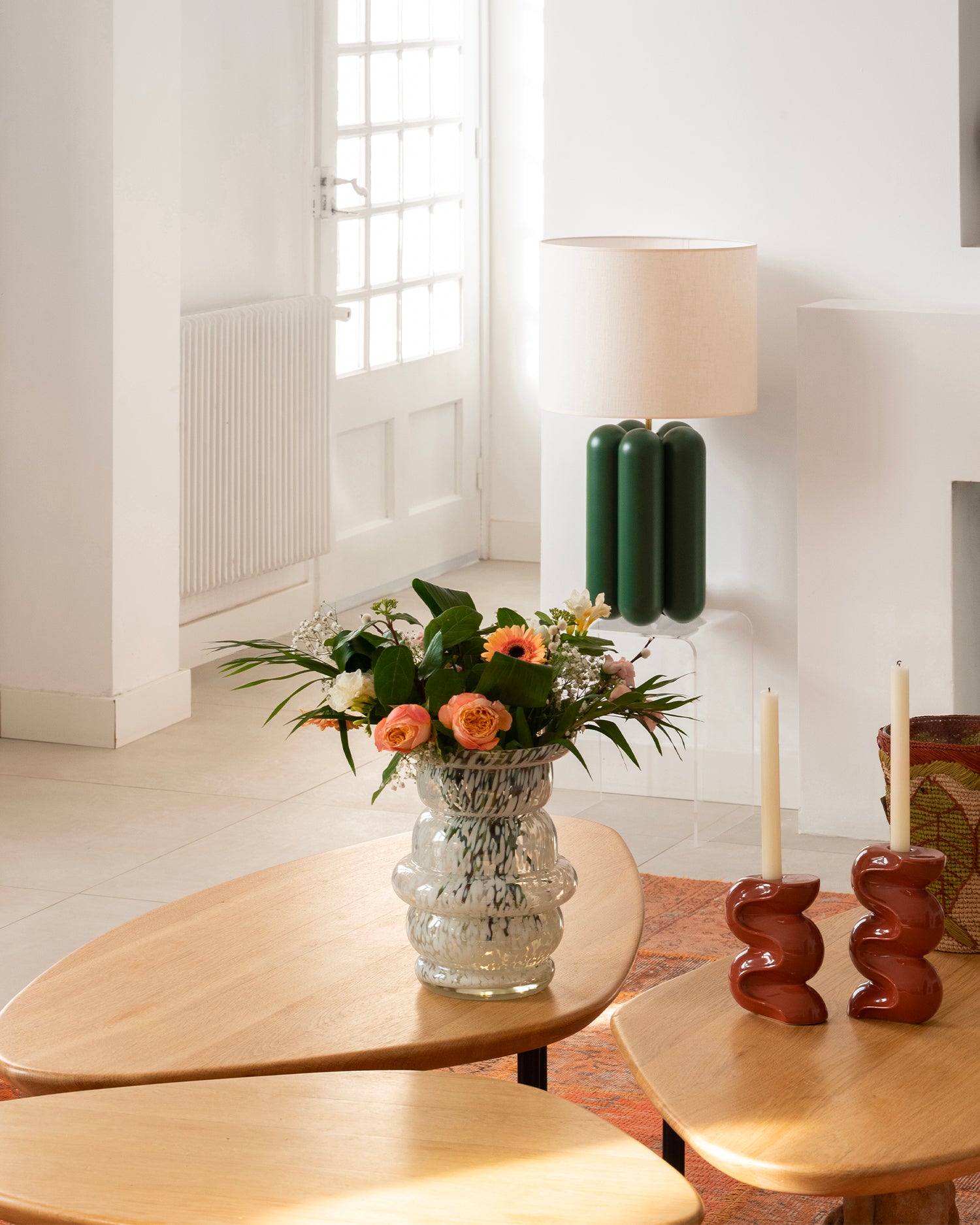 Vaso in vetro soffiato Dôme