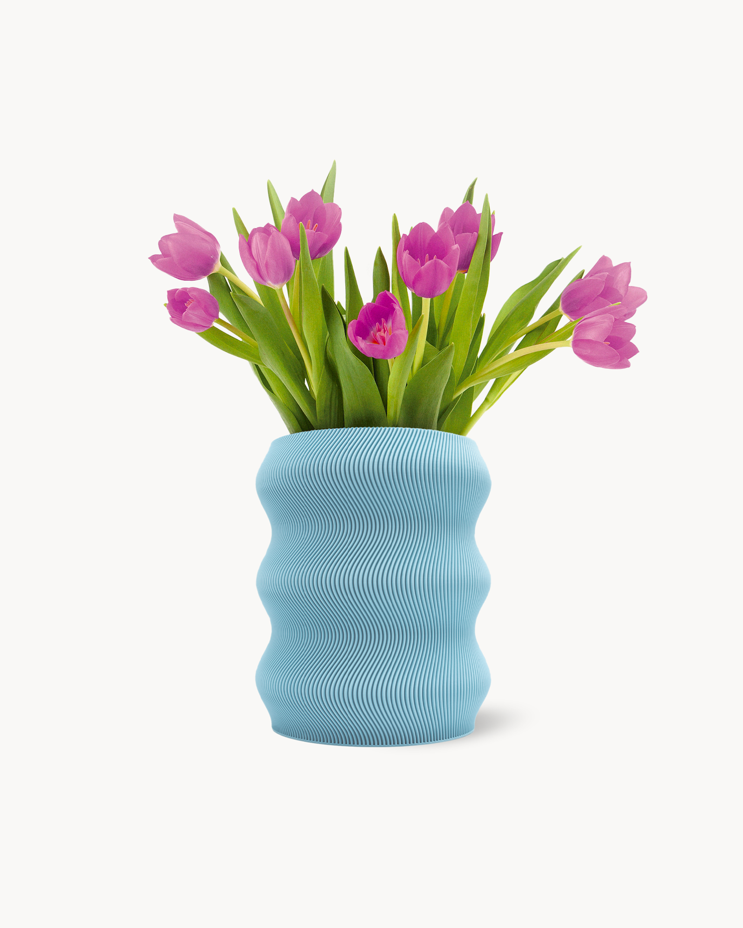 Vaso decorativo stampato in 3D Volna