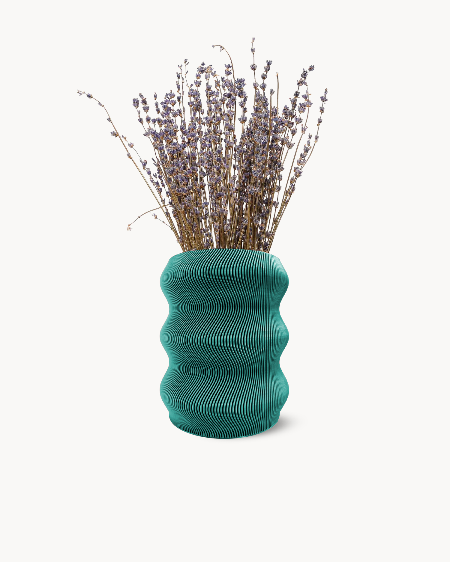 Vaso decorativo stampato in 3D Volna