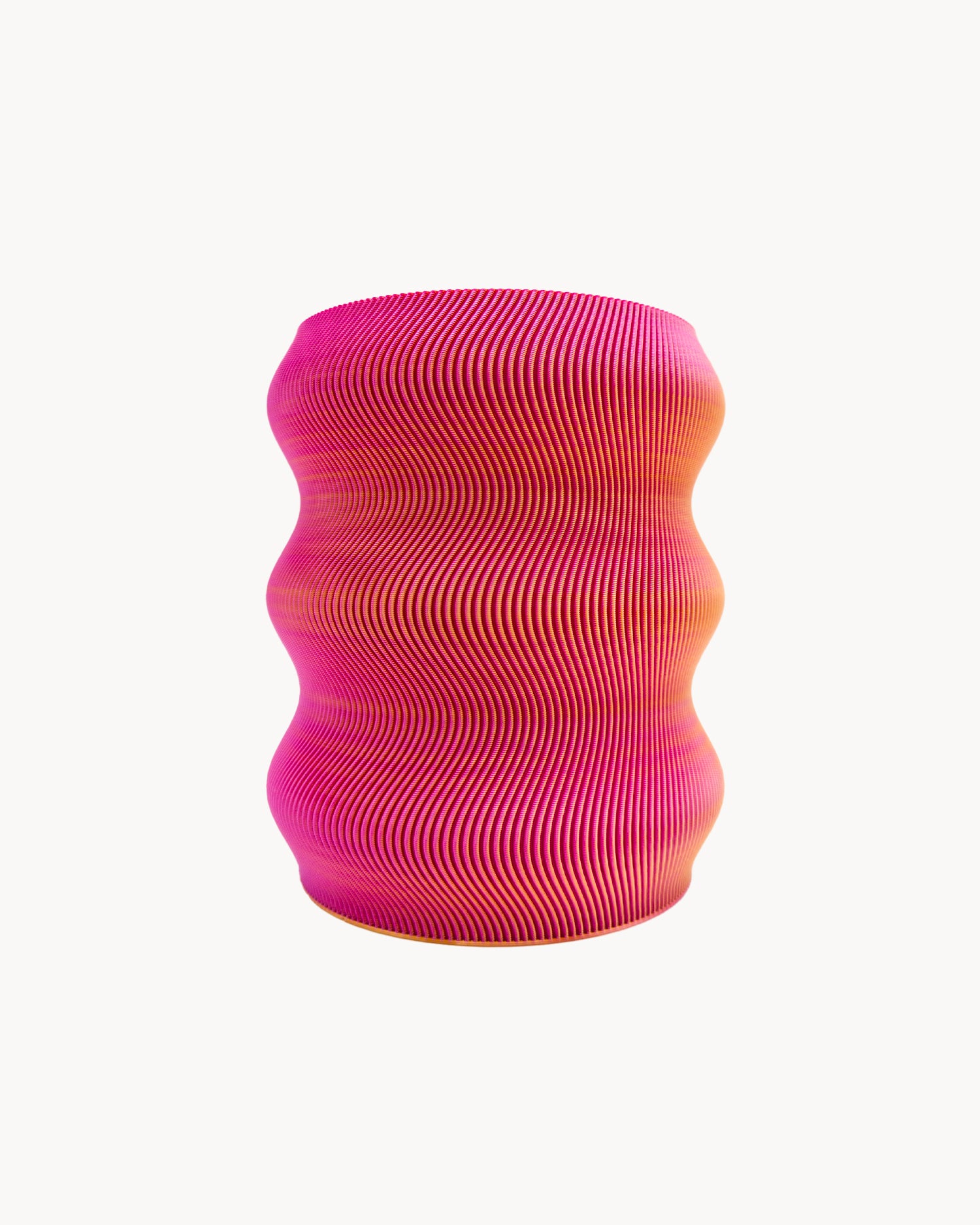 Vaso decorativo stampato in 3D Volna