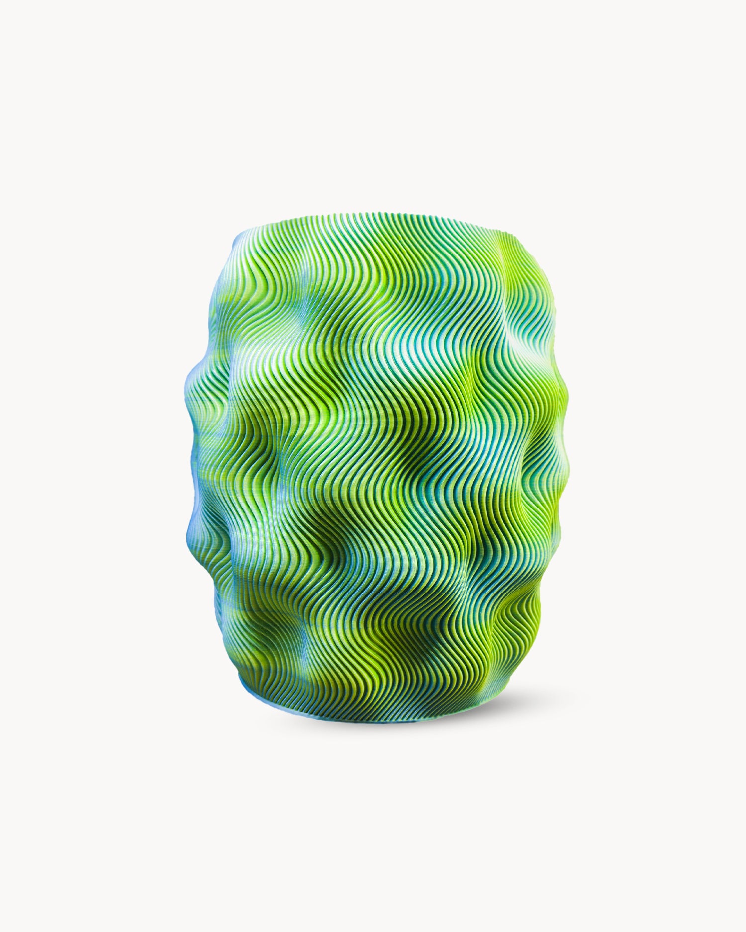 Vaso decorativo stampato in 3D Fire