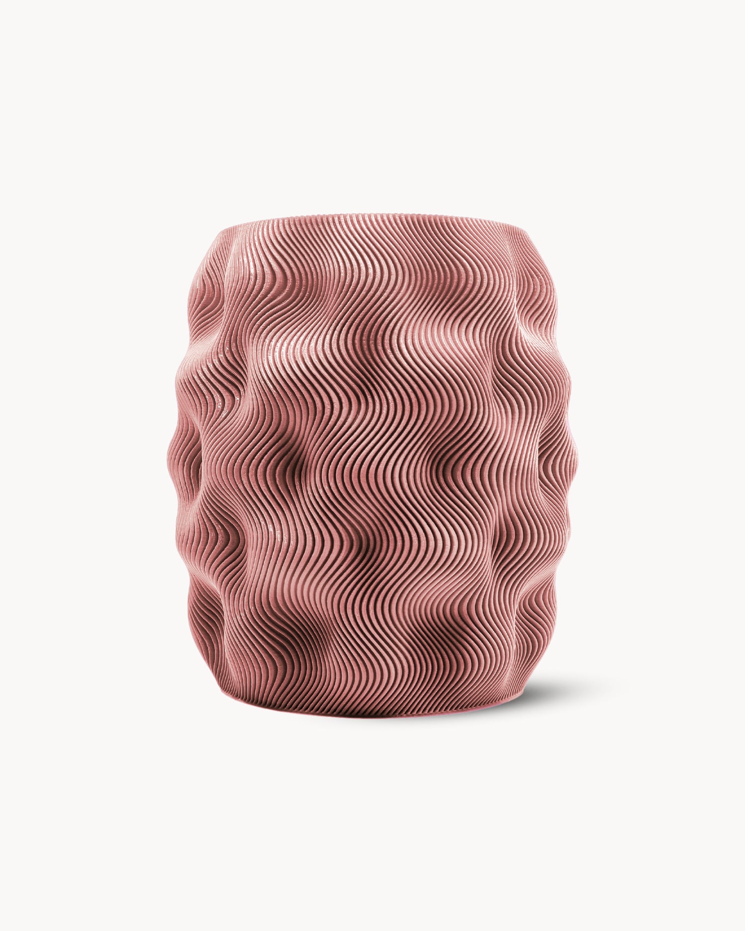Vaso decorativo stampato in 3D Fire