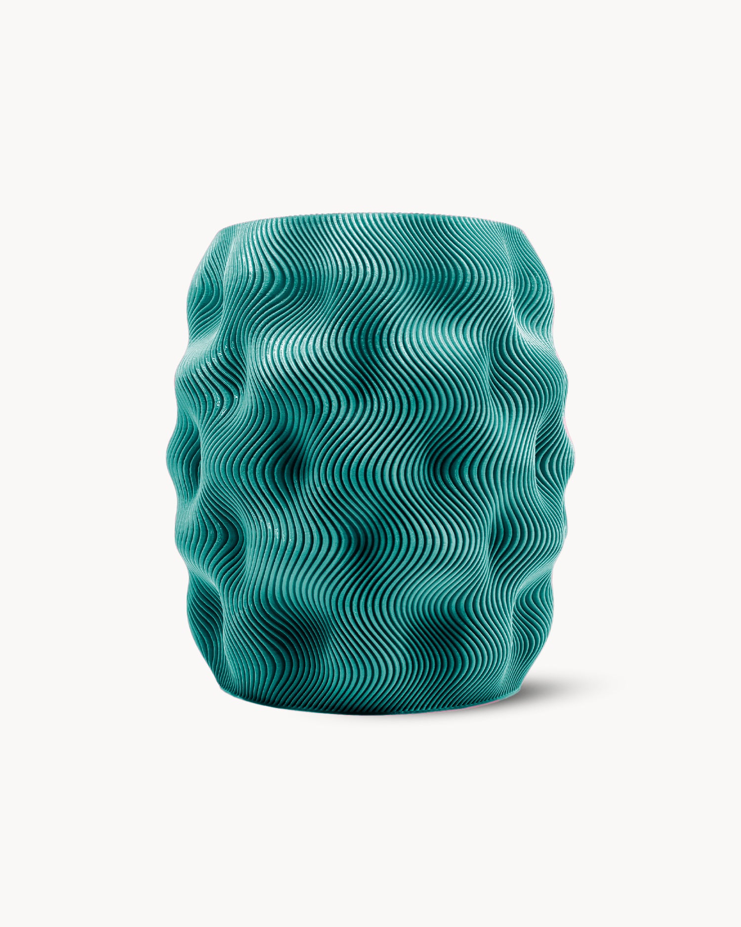 Vaso decorativo stampato in 3D Fire