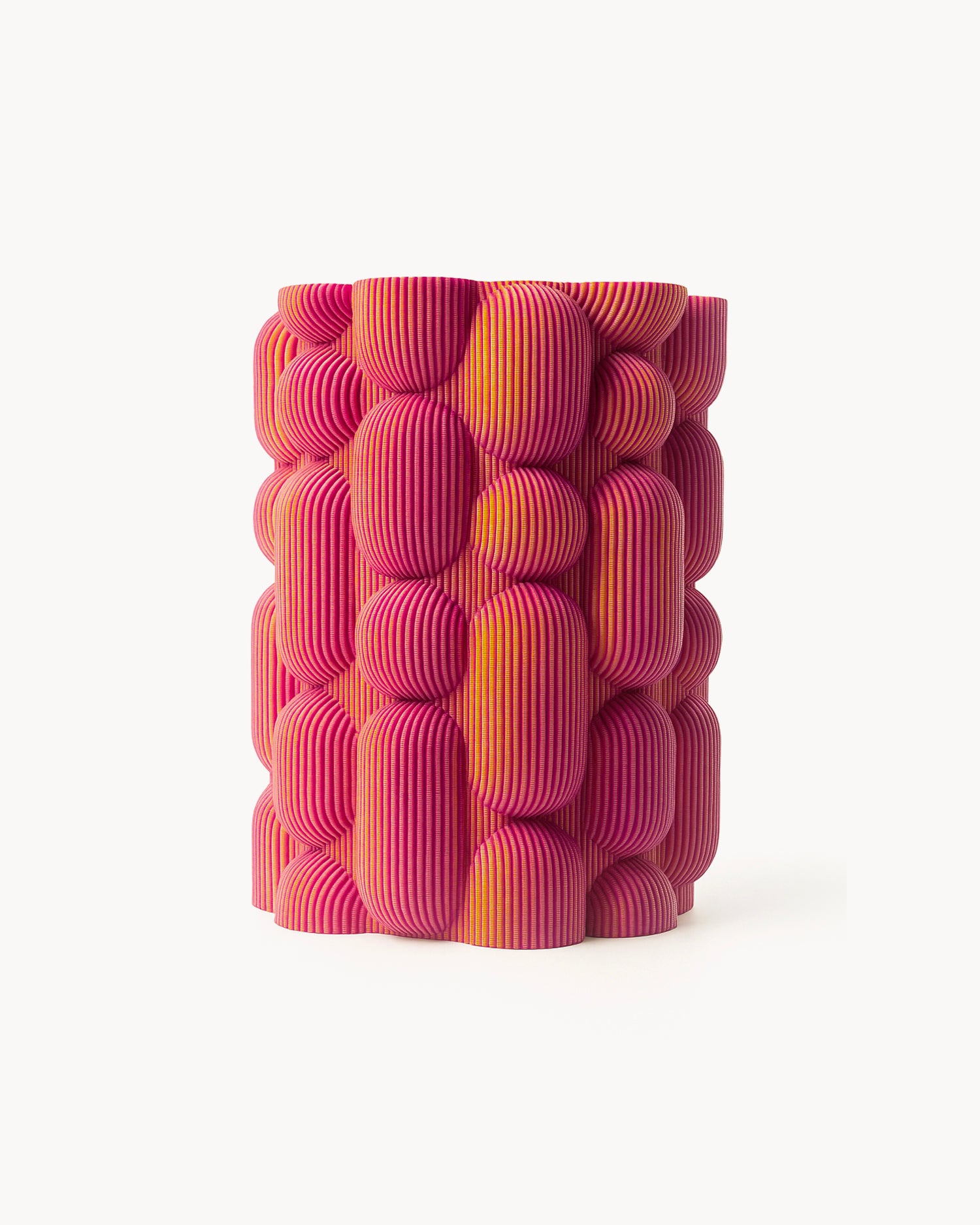 Vaso decorativo stampato in 3D Lava