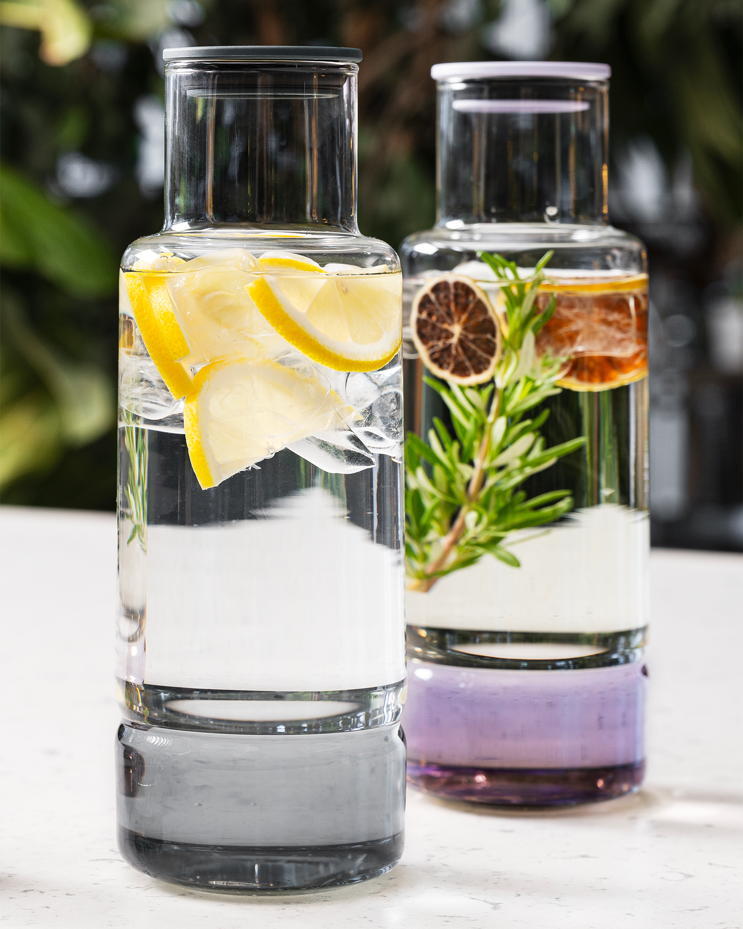 Caraffa in vetro borosilicato Billund, blu