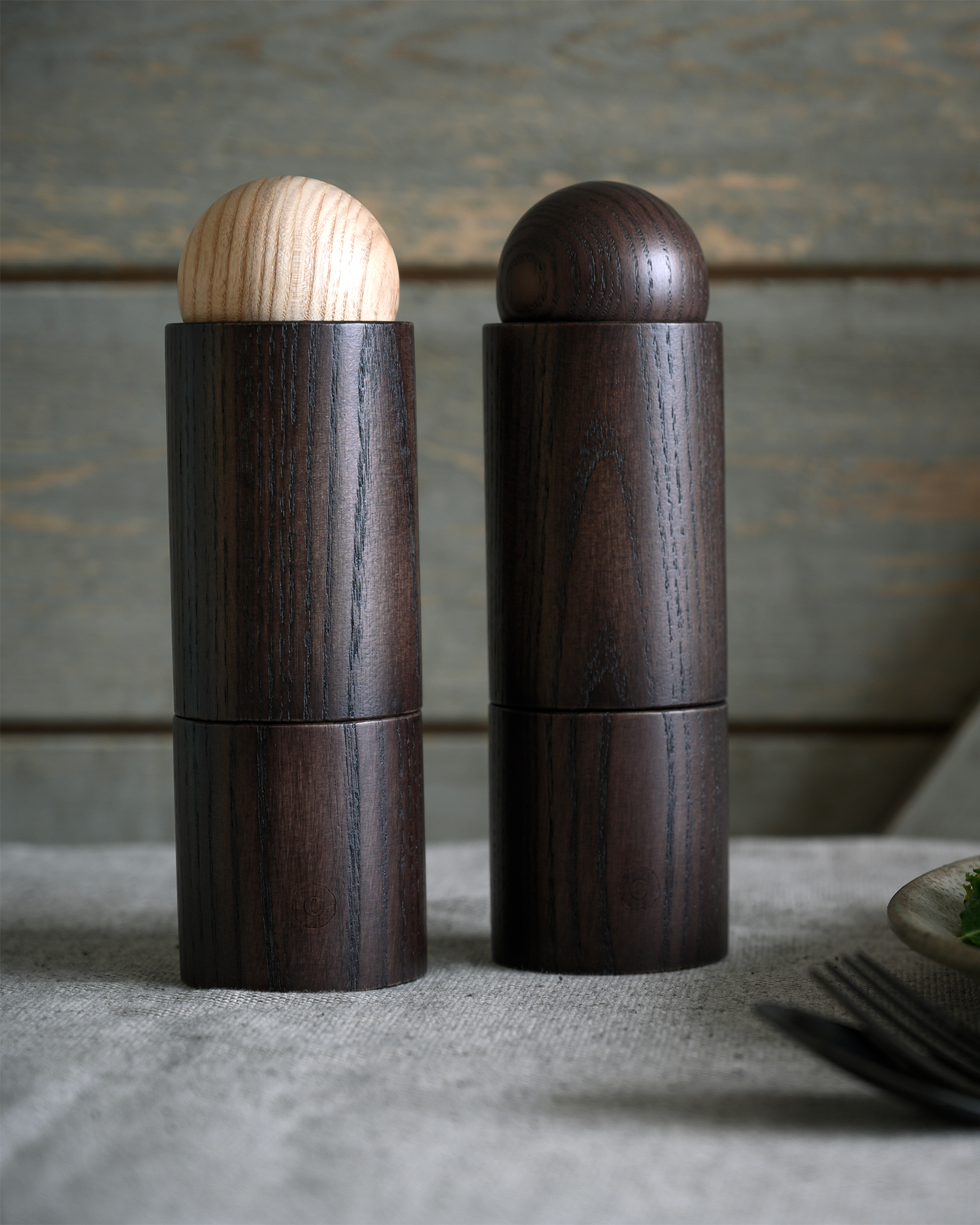 Set 2 macina sale e pepe in legno di frassino Aarhus