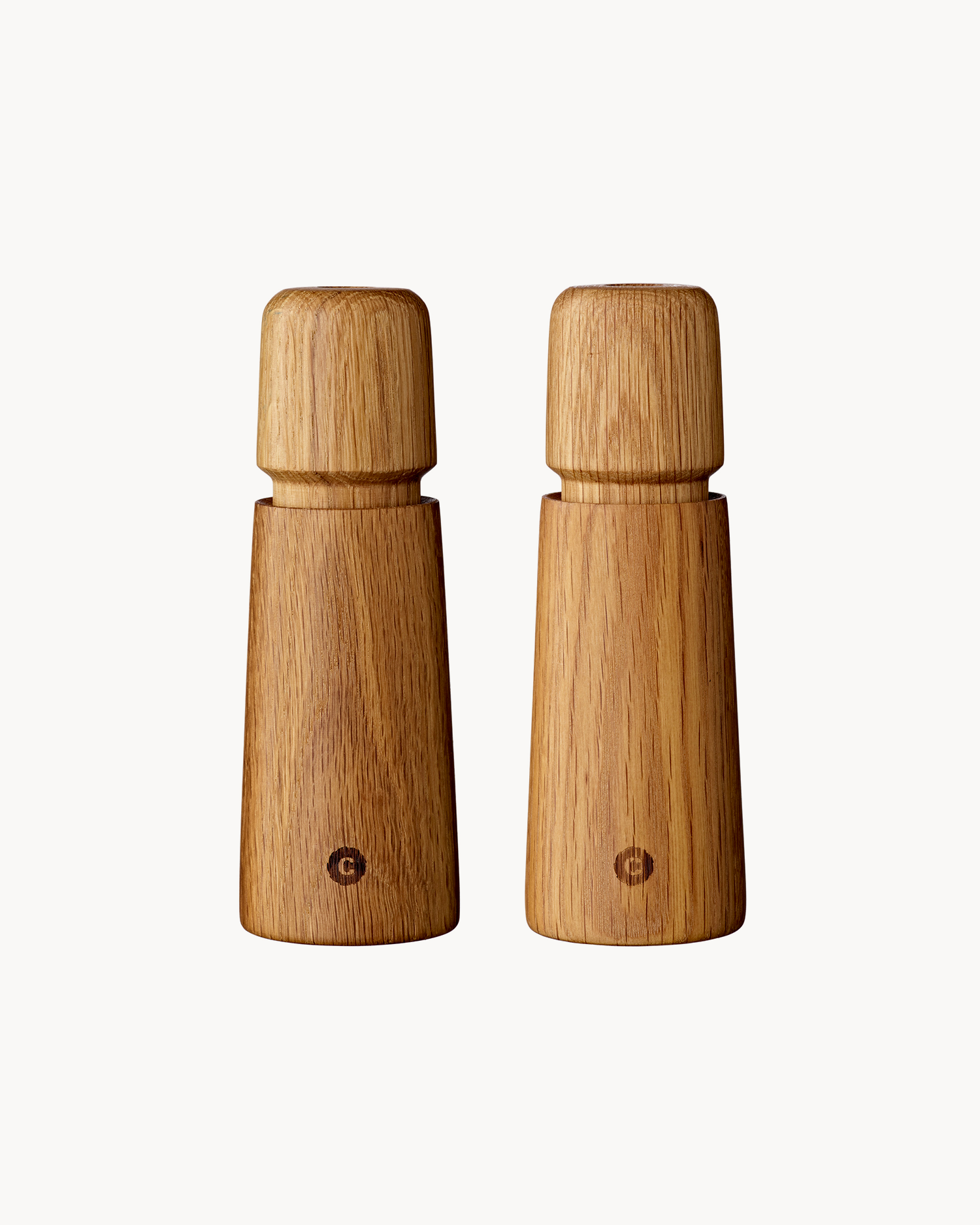 Set 2 macinaspezie in legno di quercia Stockholm