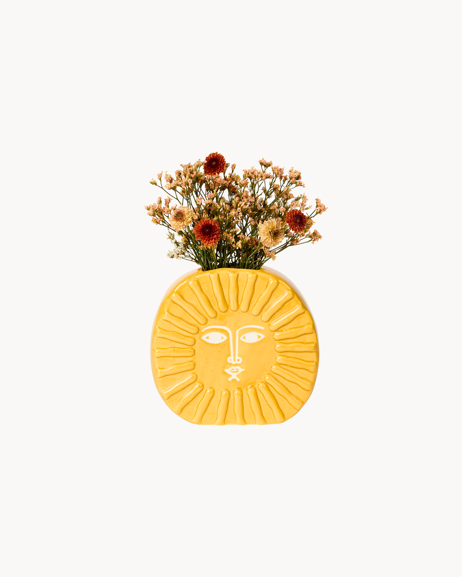 Vaso in ceramica fatto a mano Sun
