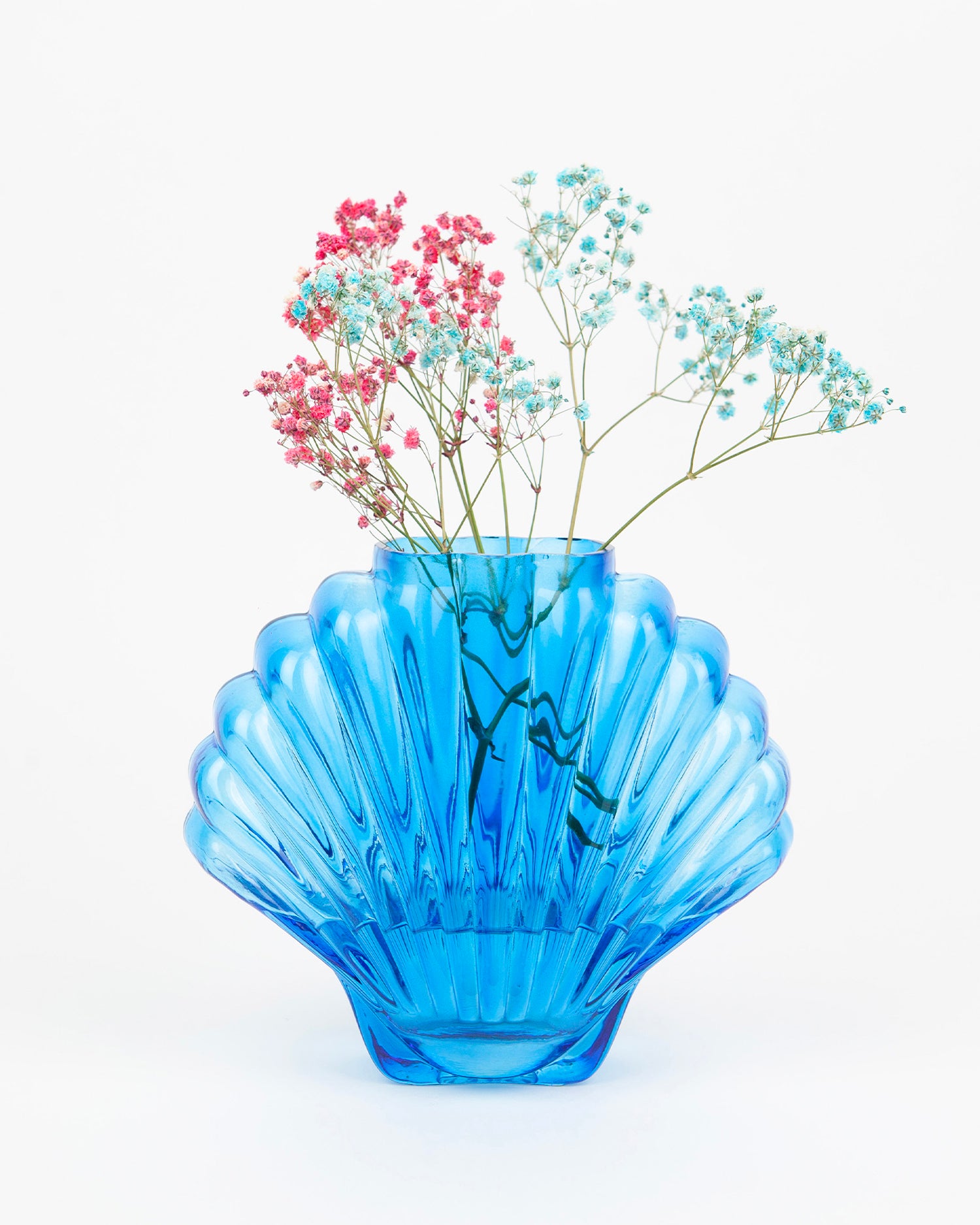 Vaso in vetro fatto a mano Seashell